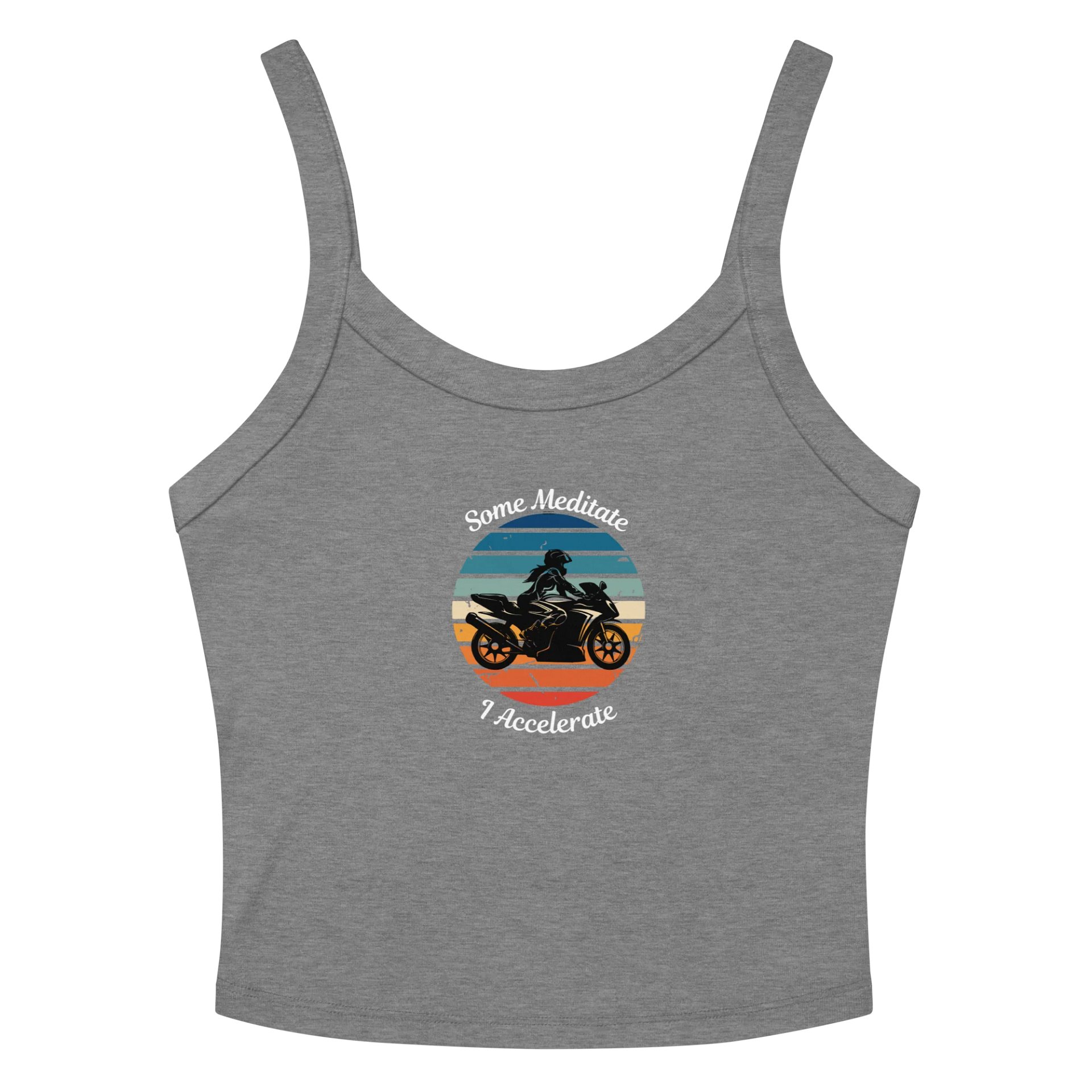 Some Meditate, I Accelerate – Biker Vest Top (Women’s) product image (10)