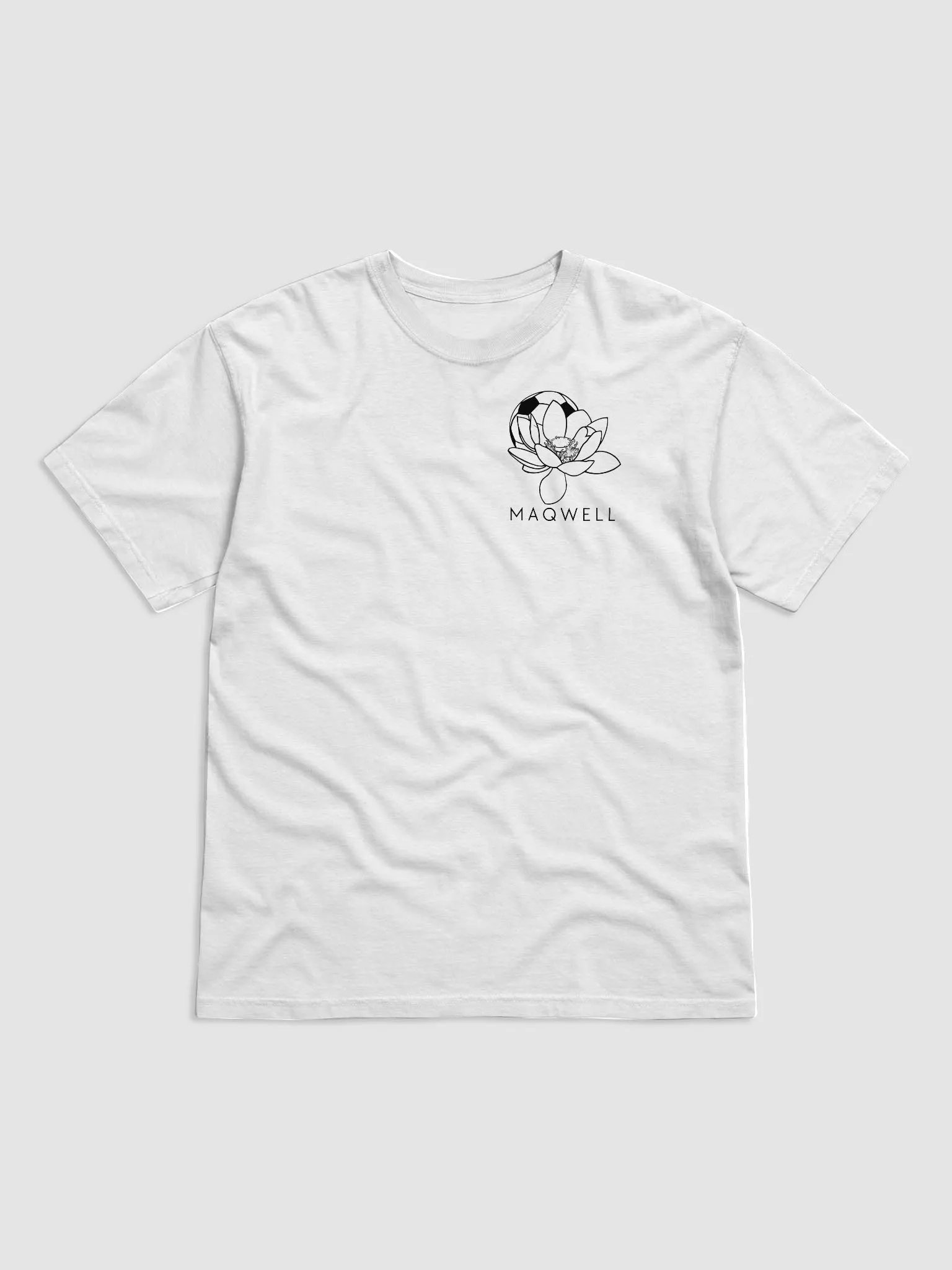 Maqwell Lotus Dragon White T-Shirt product image (1)