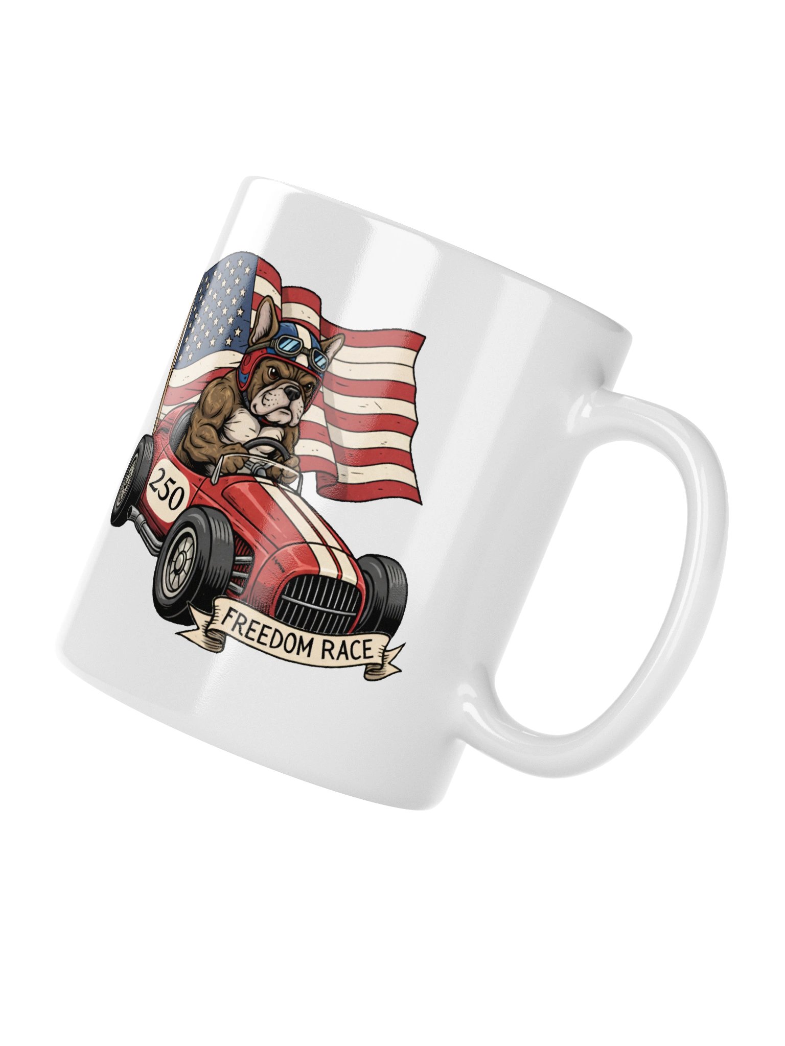 Freedom Race Bulldog Mug product image (7)