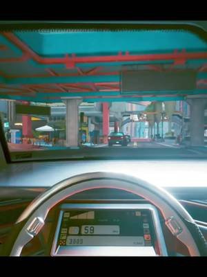 why did auto-drive do that?! #cyberpunk #autodrive #crash #fyp #wtf 