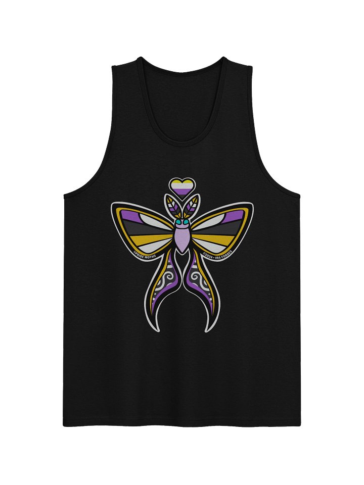 № 8 | NONBINARY PRIDE MOTH | GRAPHIC TANK | TANK TOP product image (1)