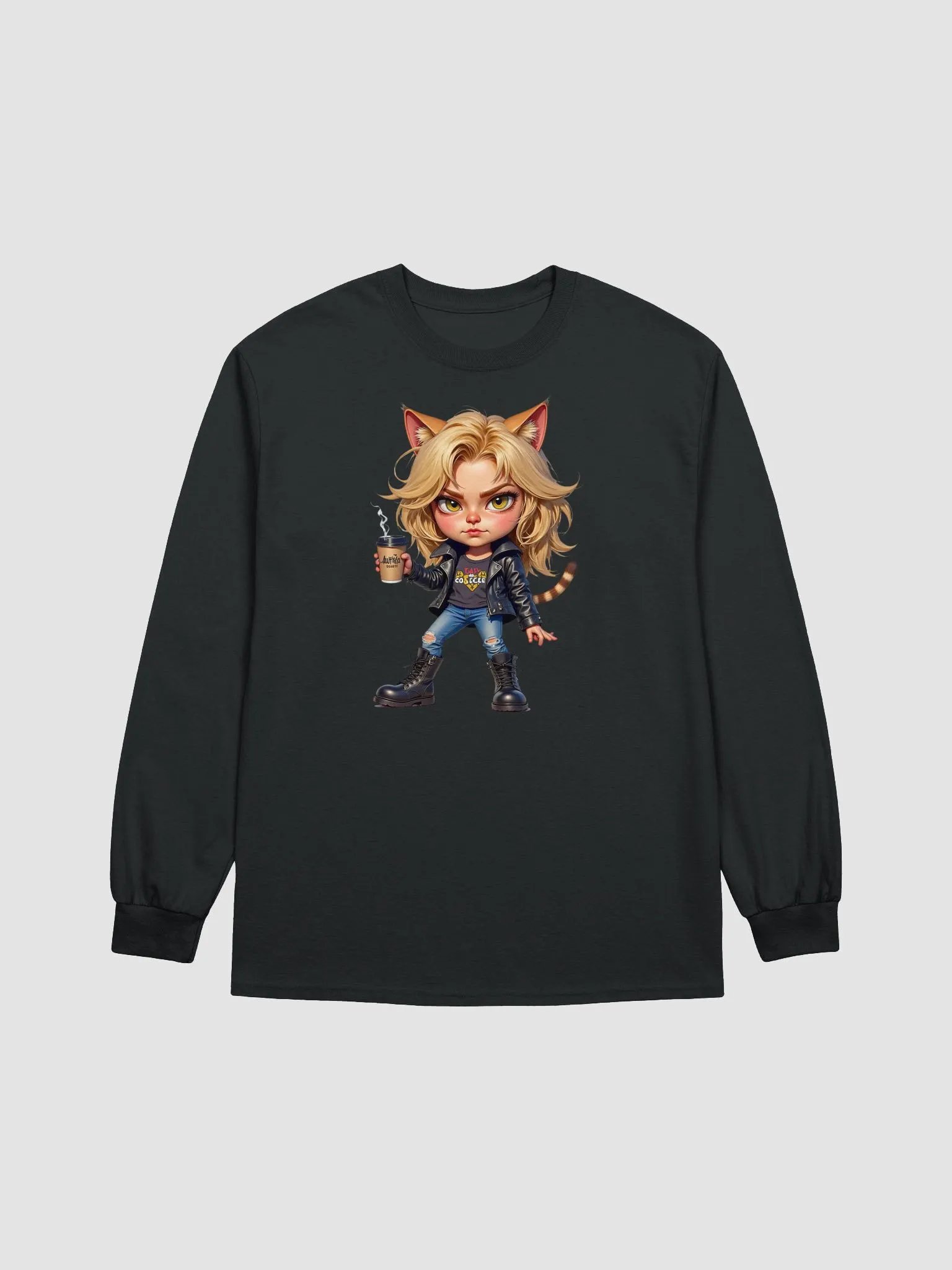 Feline Rebel Long Sleeve Tee product image (11)