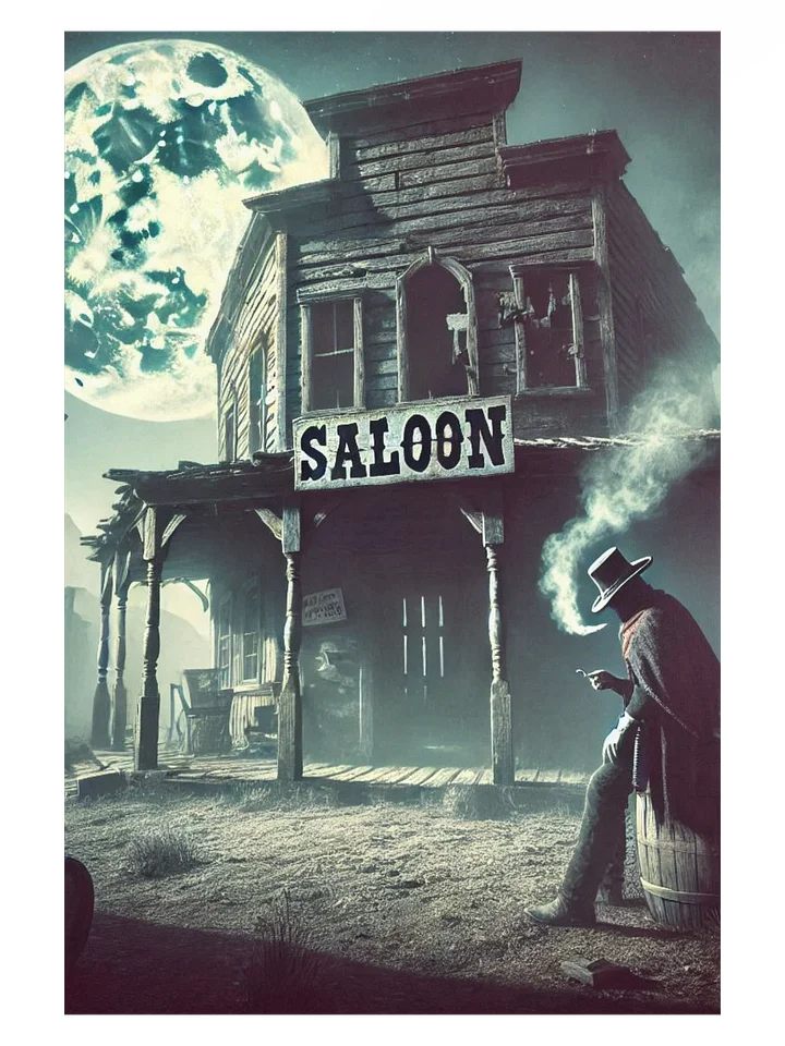 Saloon Under the Stars Enhanced Matte Paper Poster product image (1)