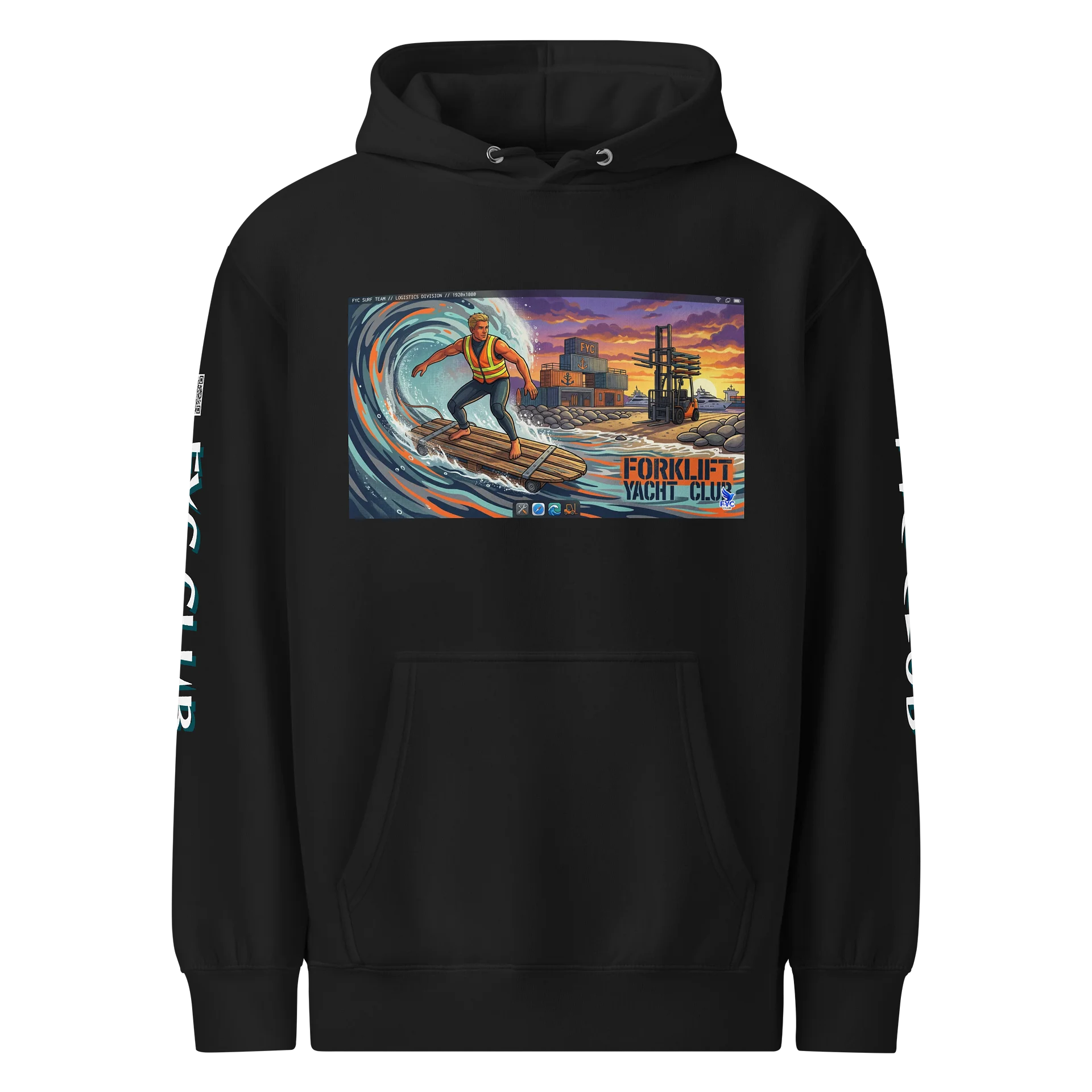 FYC CLUB - Surfing, the official hoodie product image (1)