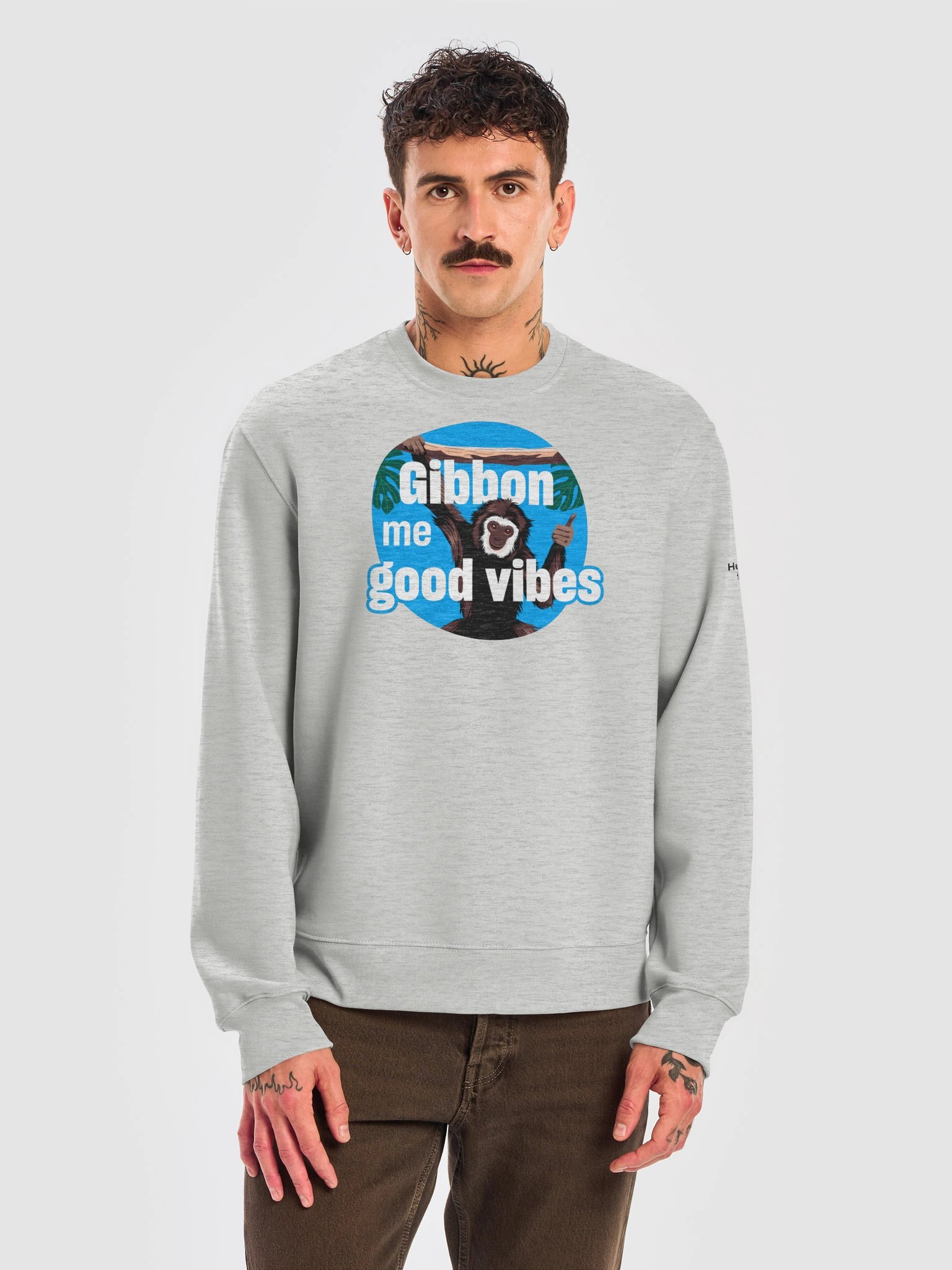 Gibbon me good vibes - Sweatshirt product image (5)