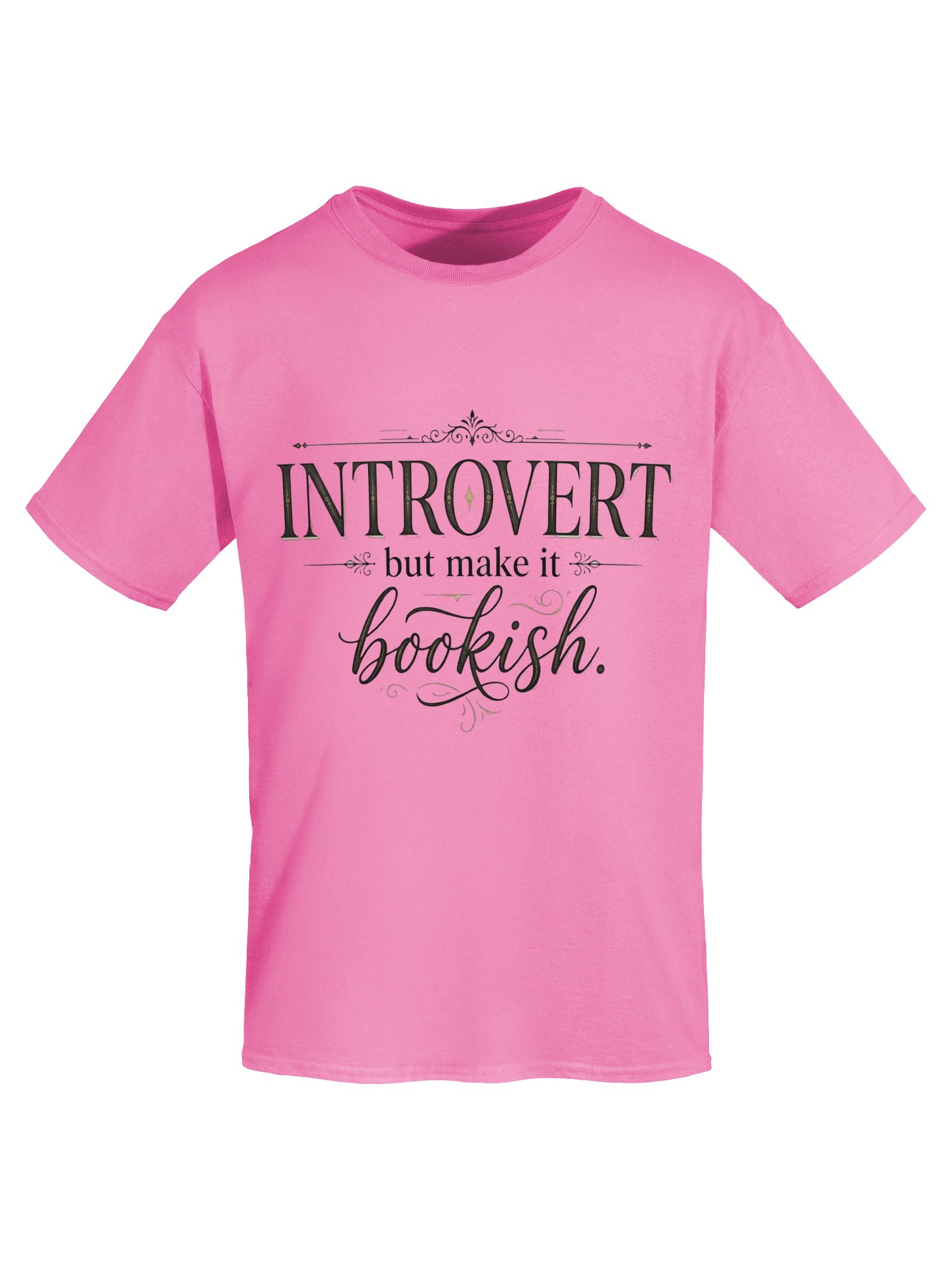 "Introvert But Make It Bookish" Premium Dark Academia Tee product image (8)
