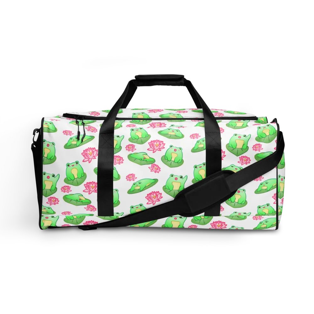 Kawaii Froggie Duffle Bag product image (2)