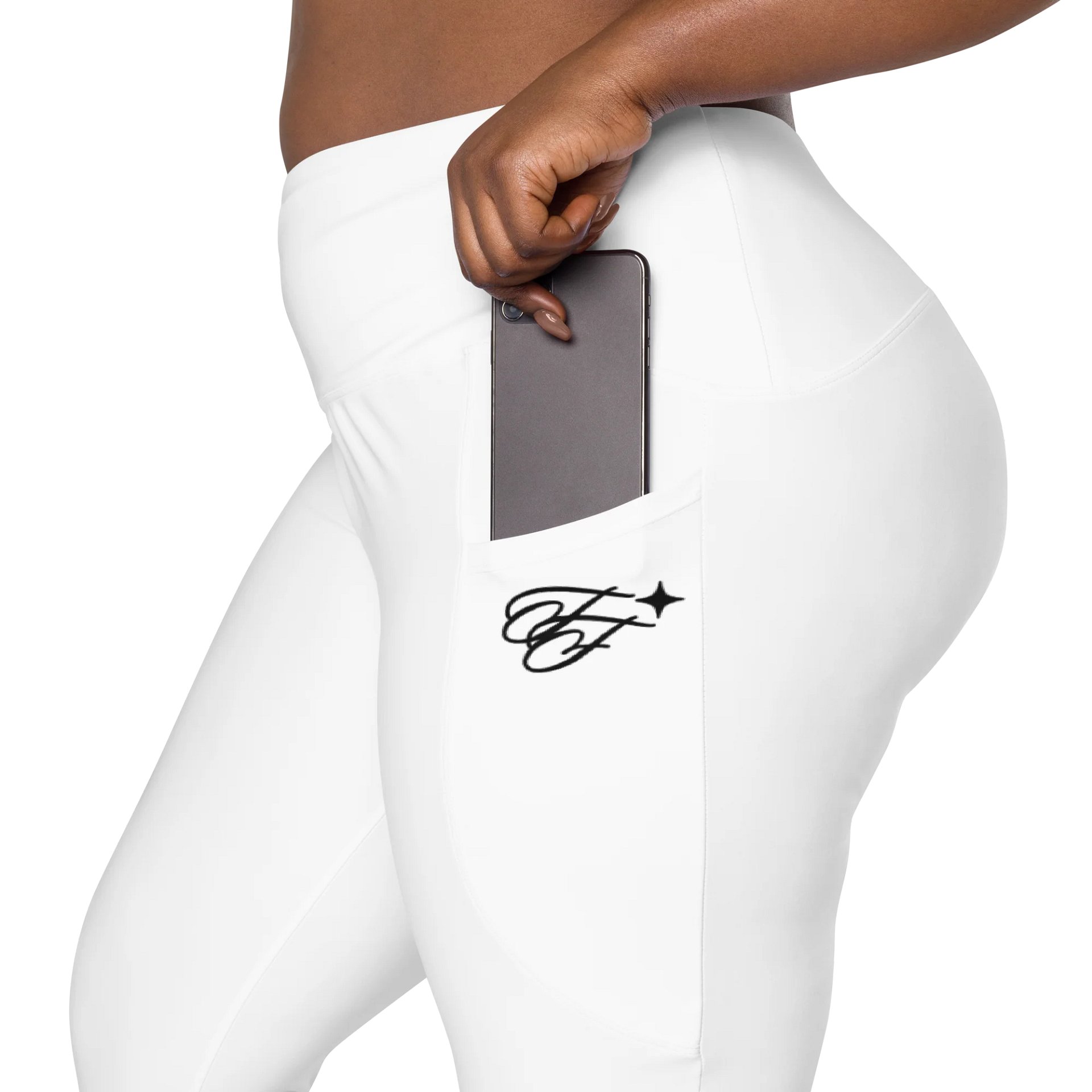 F&F Script Crossover Leggings with Pockets product image (6)