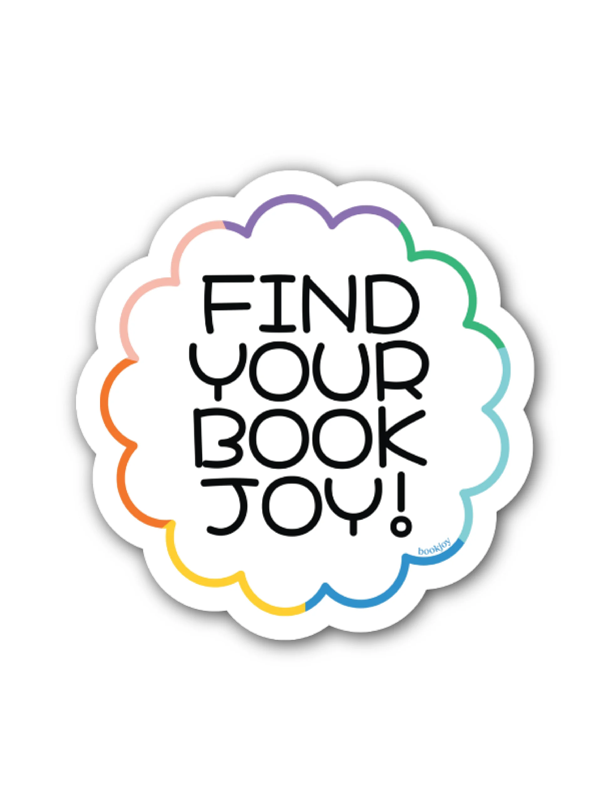 Find Your Book Joy! Die-Cut Sticker product image (1)