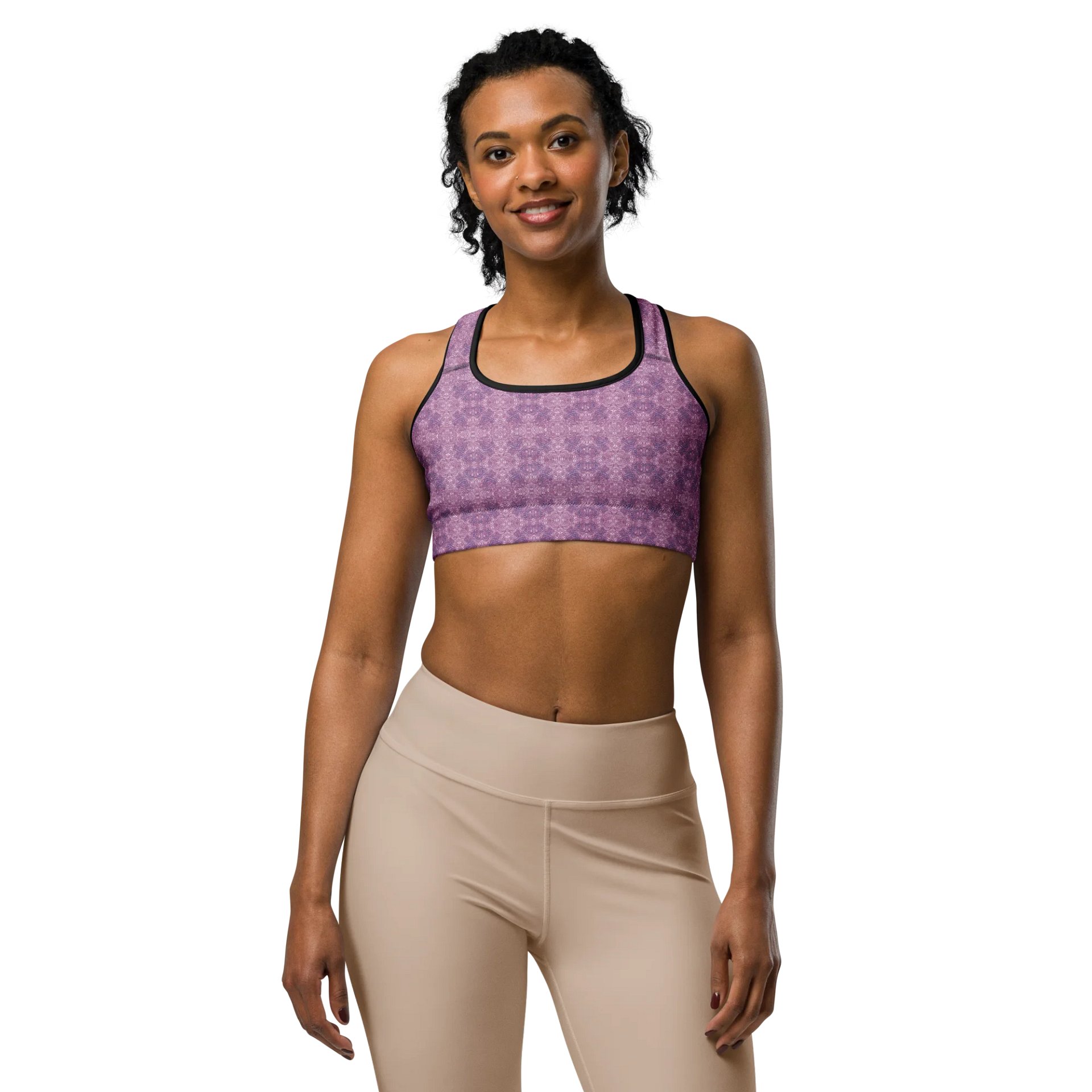 Cabbage Whorl – Customizable Basic Sports Bra product image (6)