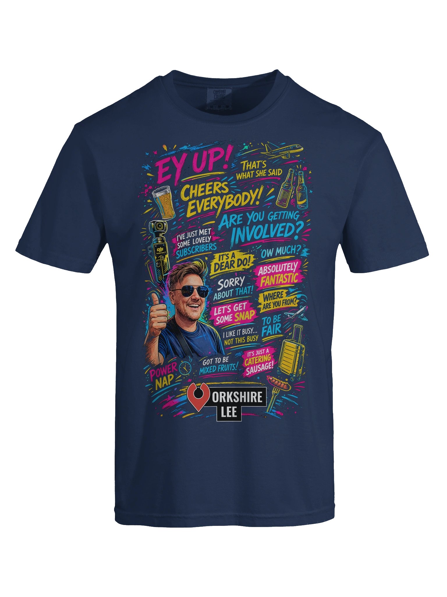 Yorkshire Lee Phrases T-Shirt product image (17)
