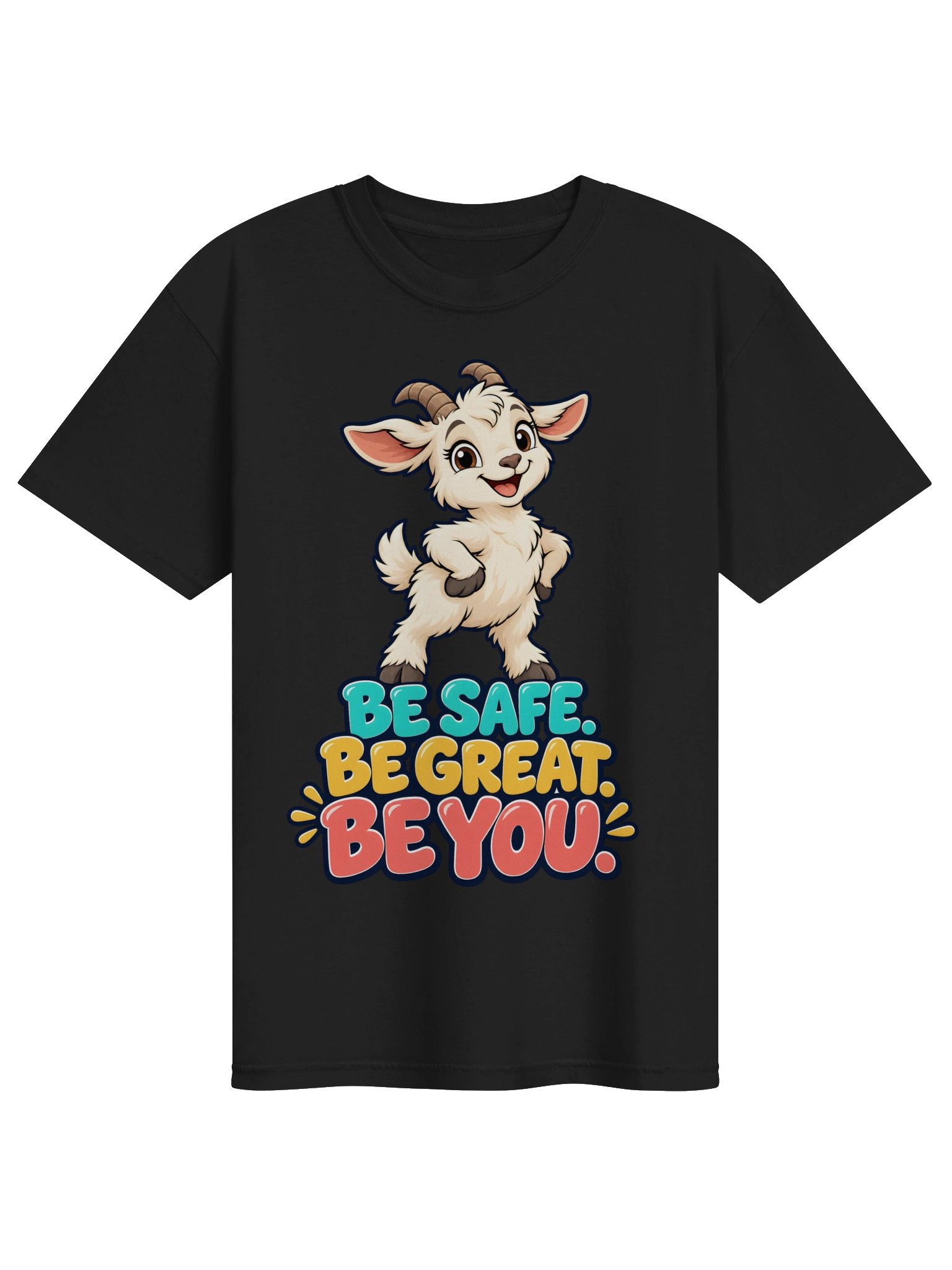 BSGBY Adult Goat Tee — Be Safe. Be Great. Be You. product image (2)