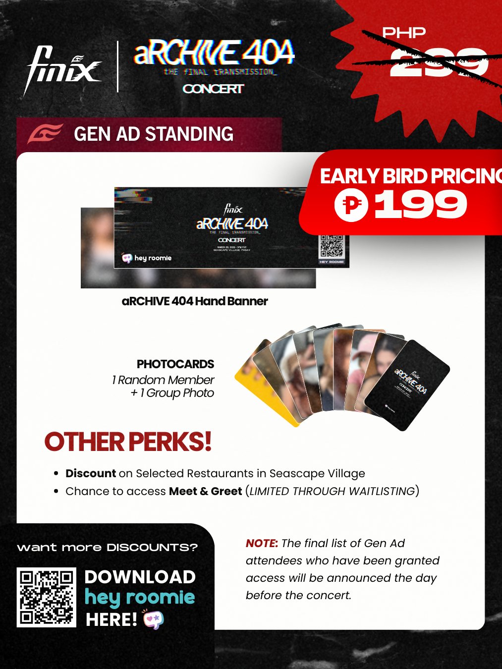 [GCASH ONLY!!!] aRCHIVE 404 Concert Packages (EARLY BIRD) product image (7)