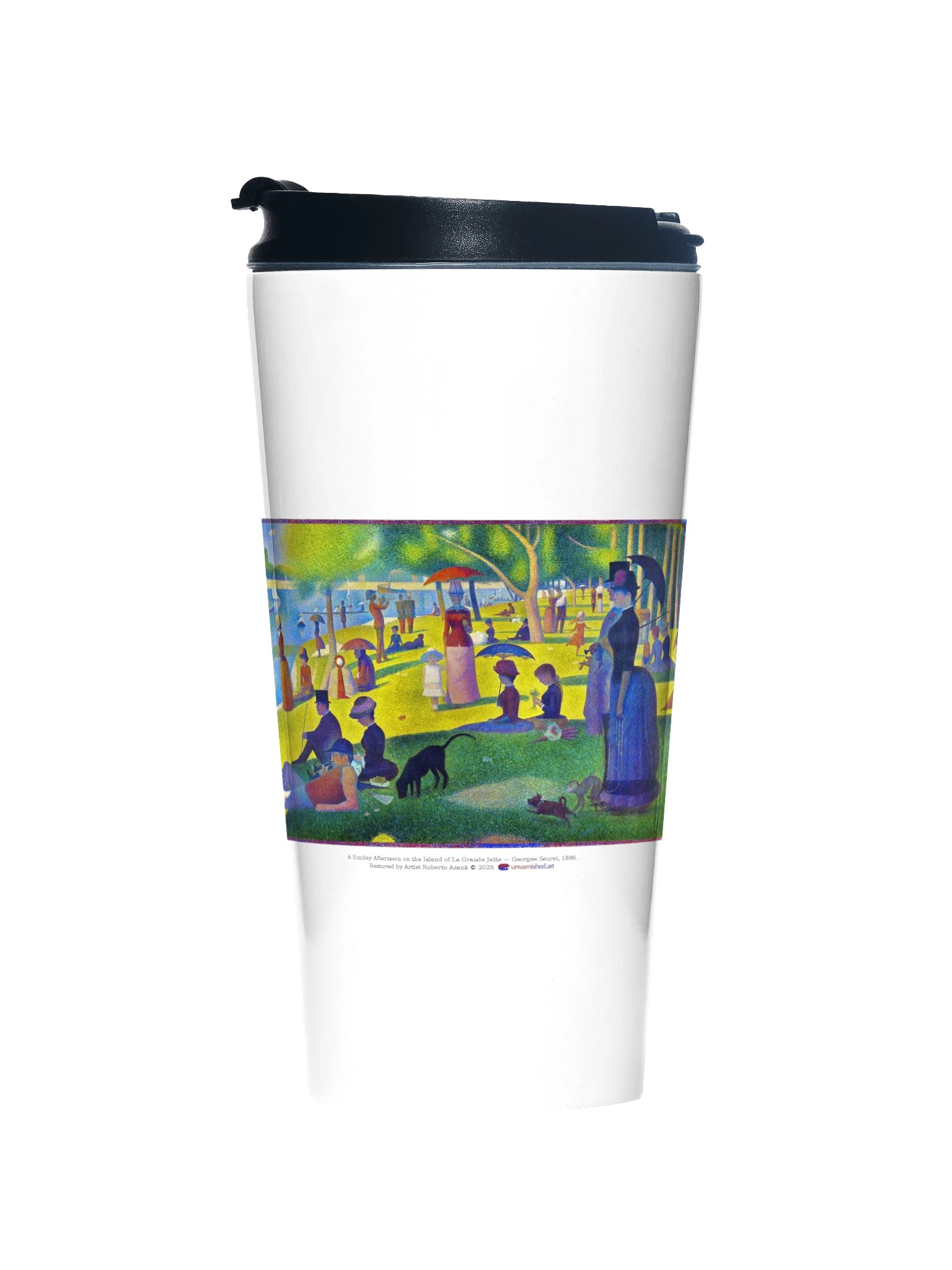 A Sunday Afternoon on the Island of La Grande Jatte — Travel Mug product image (1)