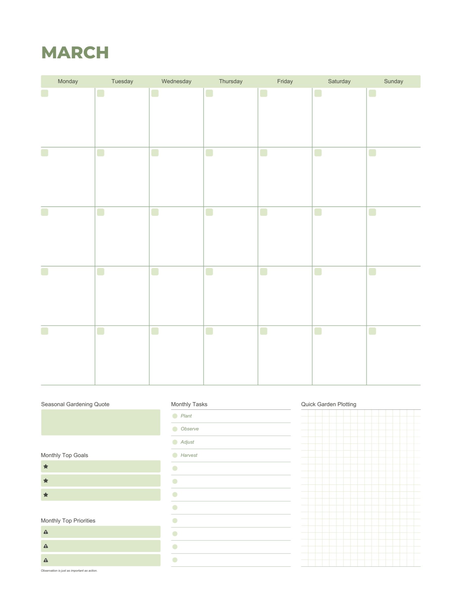 The Big City Gardener Planner (Print Edition) product image (3)
