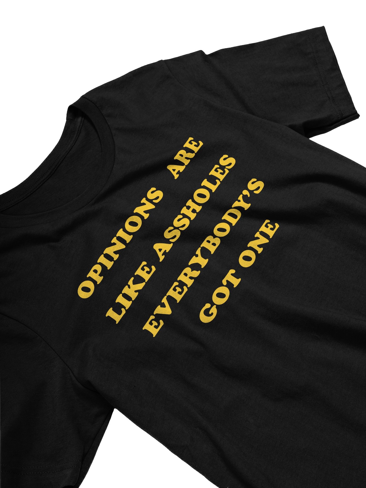 OPINIONS ARE LIKE ASSHOLES (AXL) TEE product image (1)
