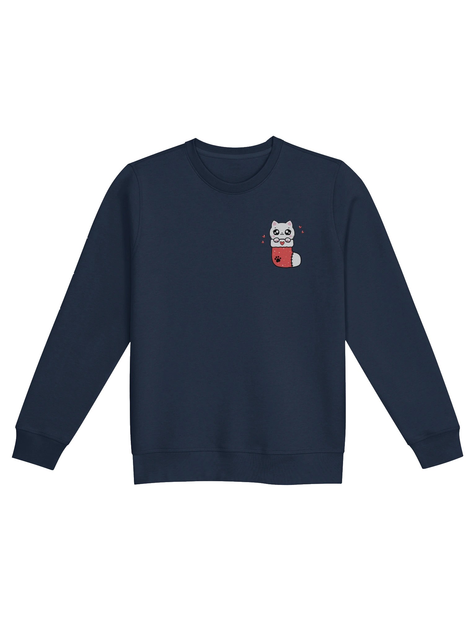 Cozy Christmas Cat Sweatshirt product image (3)