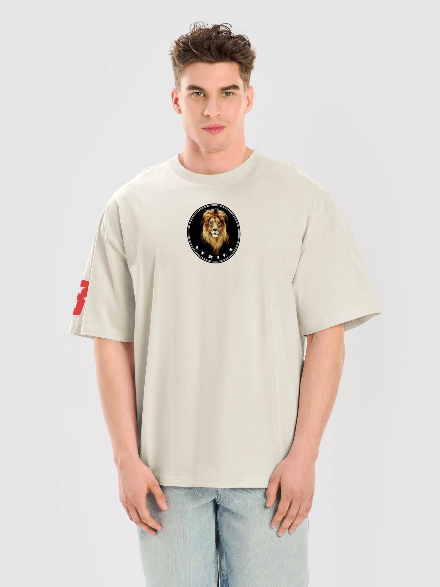 African Lion - Emblem Oversized Tee product image (5)