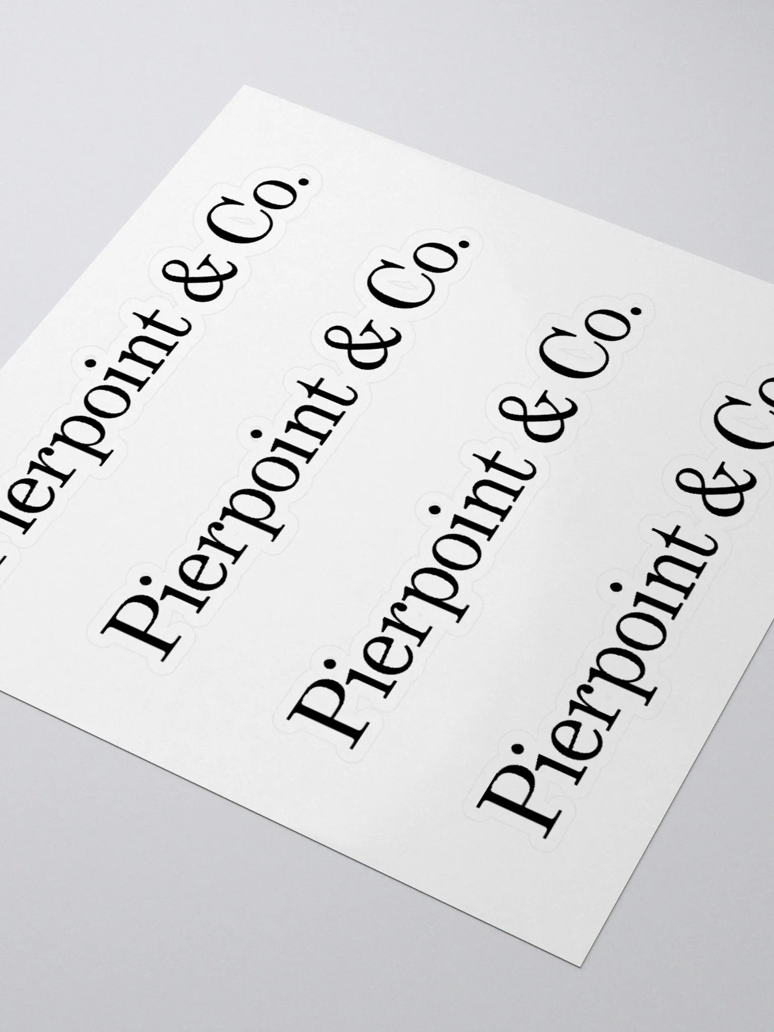 Pierpoint & Co. Stickers product image (3)
