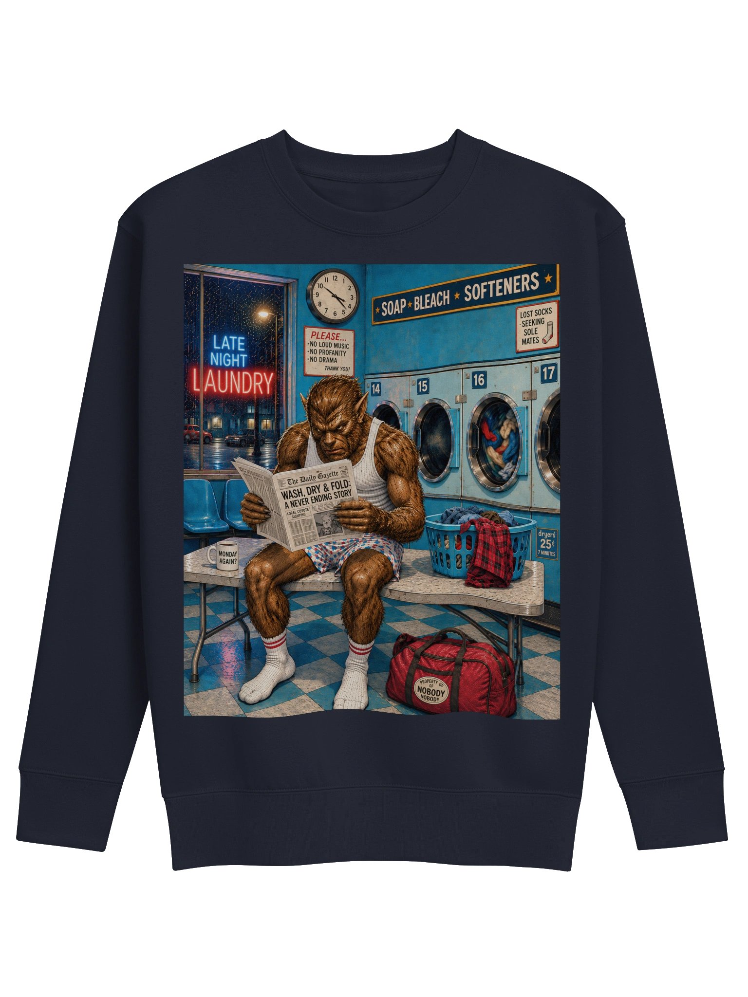 Late Night Laundry Sweatshirt product image (1)