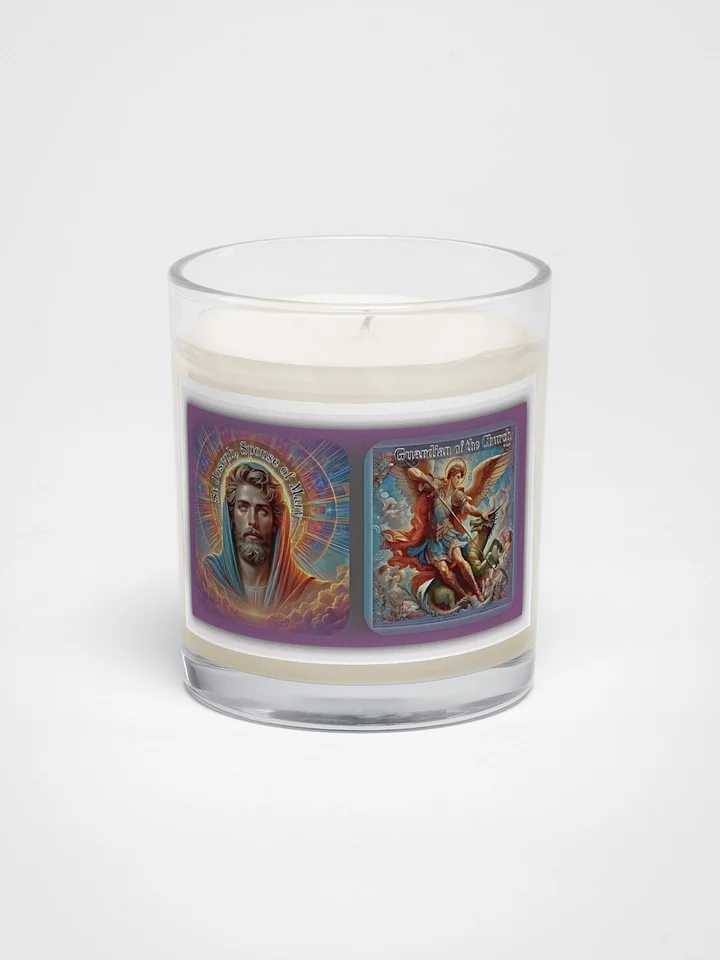 Saints Joseph and Michael, Guardians of the Church, Candle product image (1)