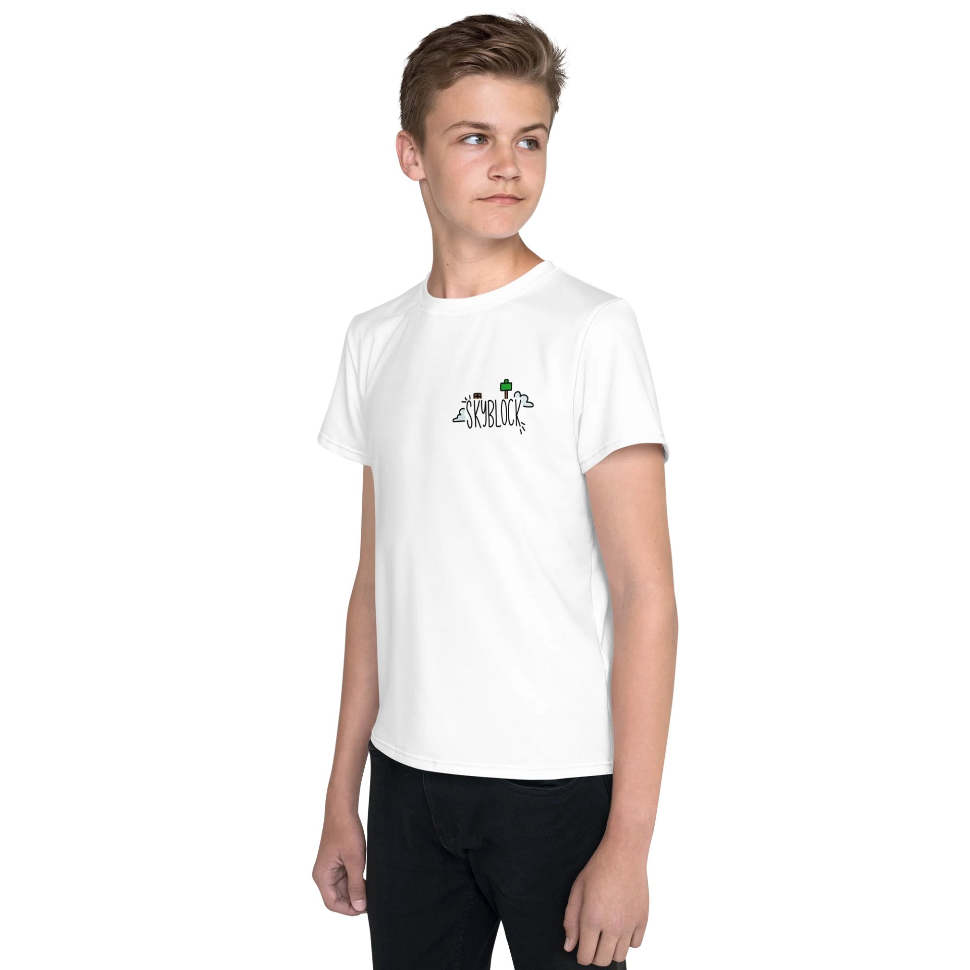 Skyblock Simple Youth Tee product image (2)