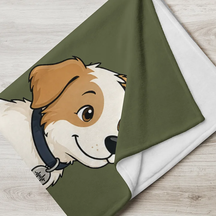 Sonance Dog Throw Blanket (Look Up) Saratoga Green product image (2)