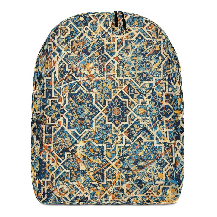 Geometric Floral Fusion Backpack product image (1)