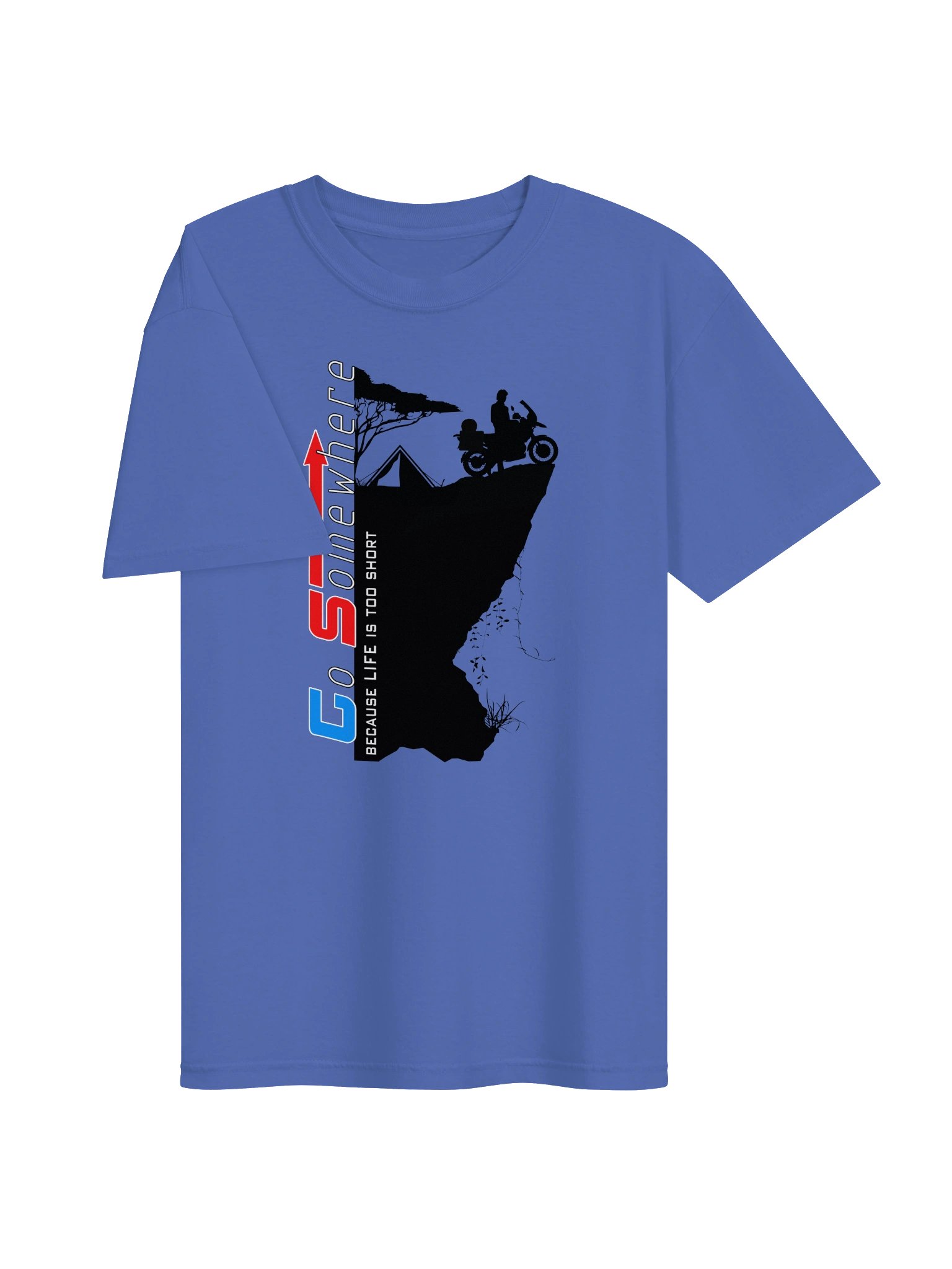 GS. Go Somewhere. Because life is too short. | MEN’S T-Shirt product image (3)