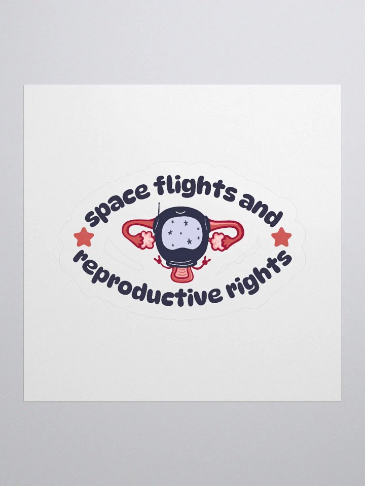 Space Flights and Reproductive Rights Sticker product image (1)
