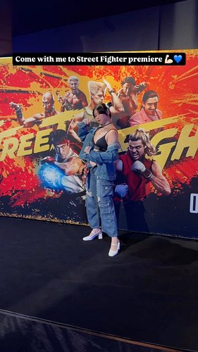 💪🏻 @streetfightermovie premiere 💪🏻

Thank you @paramountau and @nrc.agency for the invite to see the new Street Fighter movie...