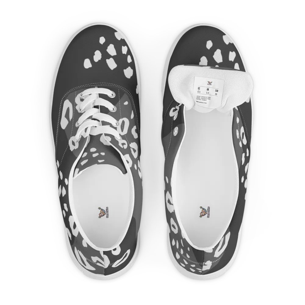 Organic Grey Leopard Print Canvas Shoes product image (7)