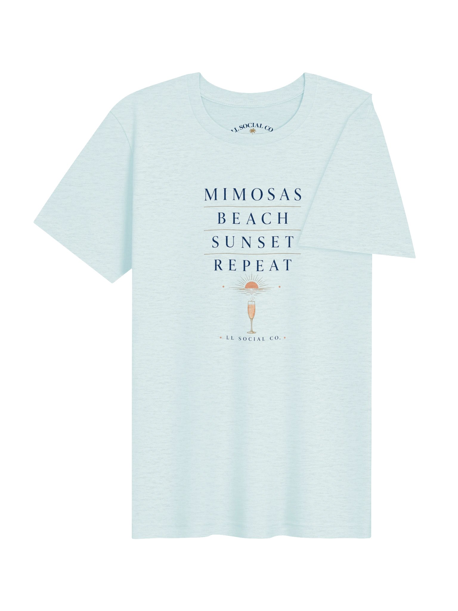 Mimosas Beach Sunset Repeat - Unisex Resort Tee product image (64)