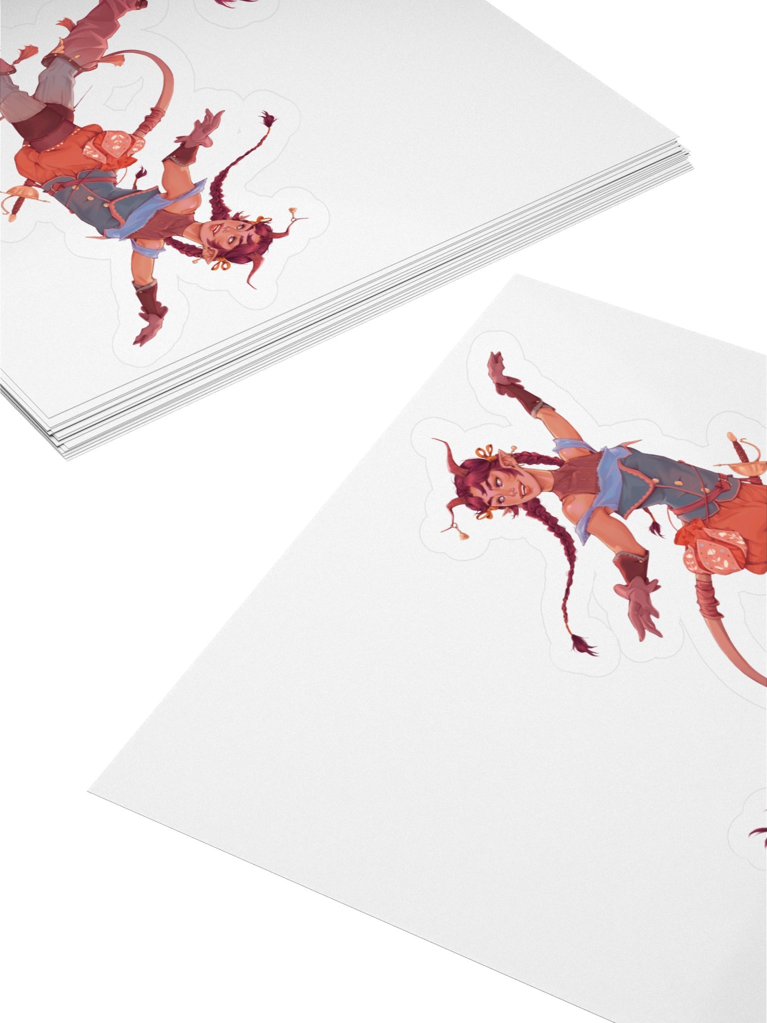 Joyful Tiefling Sticker product image (4)