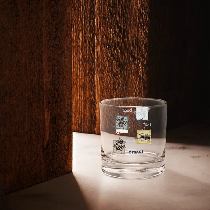 Bugs That Crawl rocks glass product image (1)