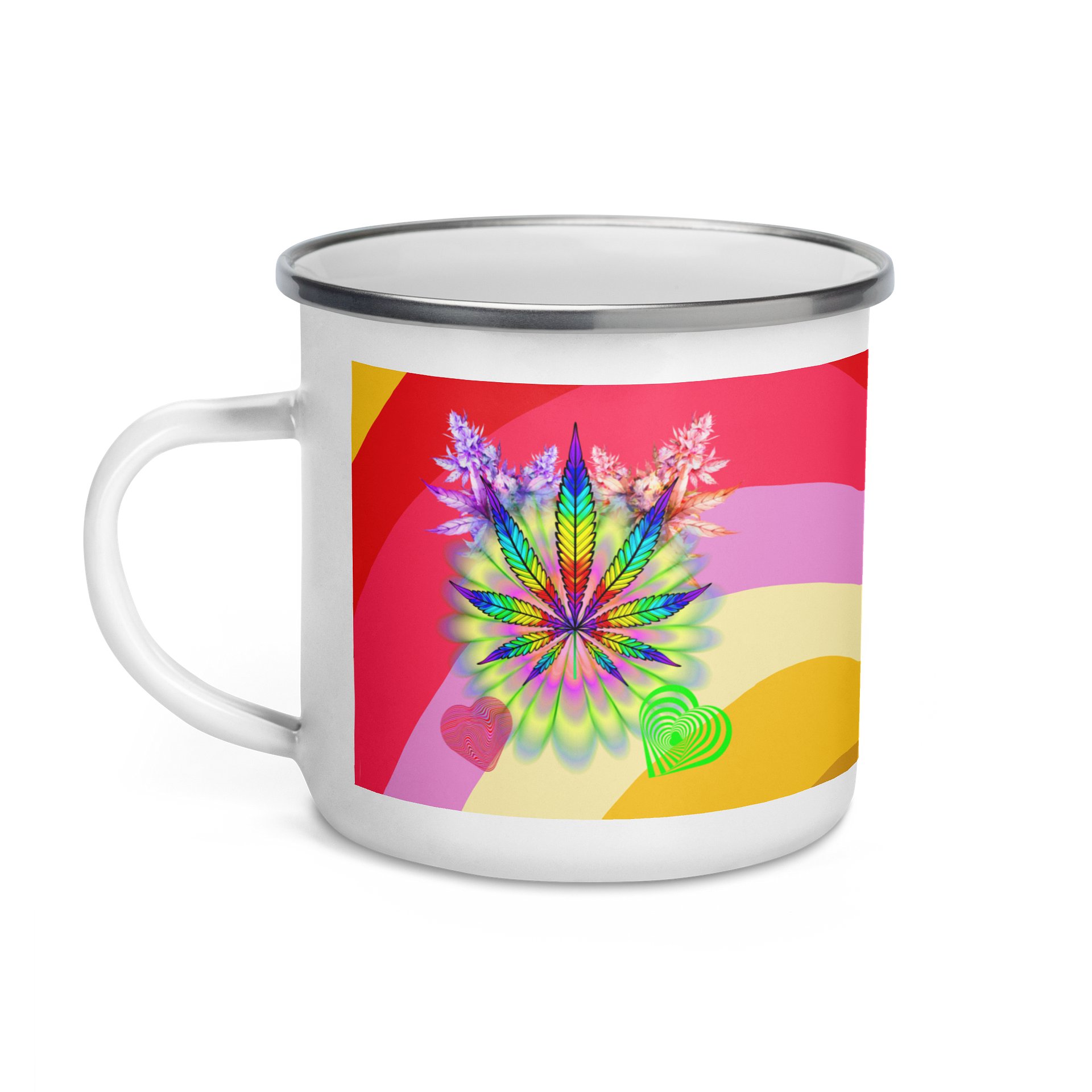 Bong Hits and Barbeque Enamel Mug product image (3)