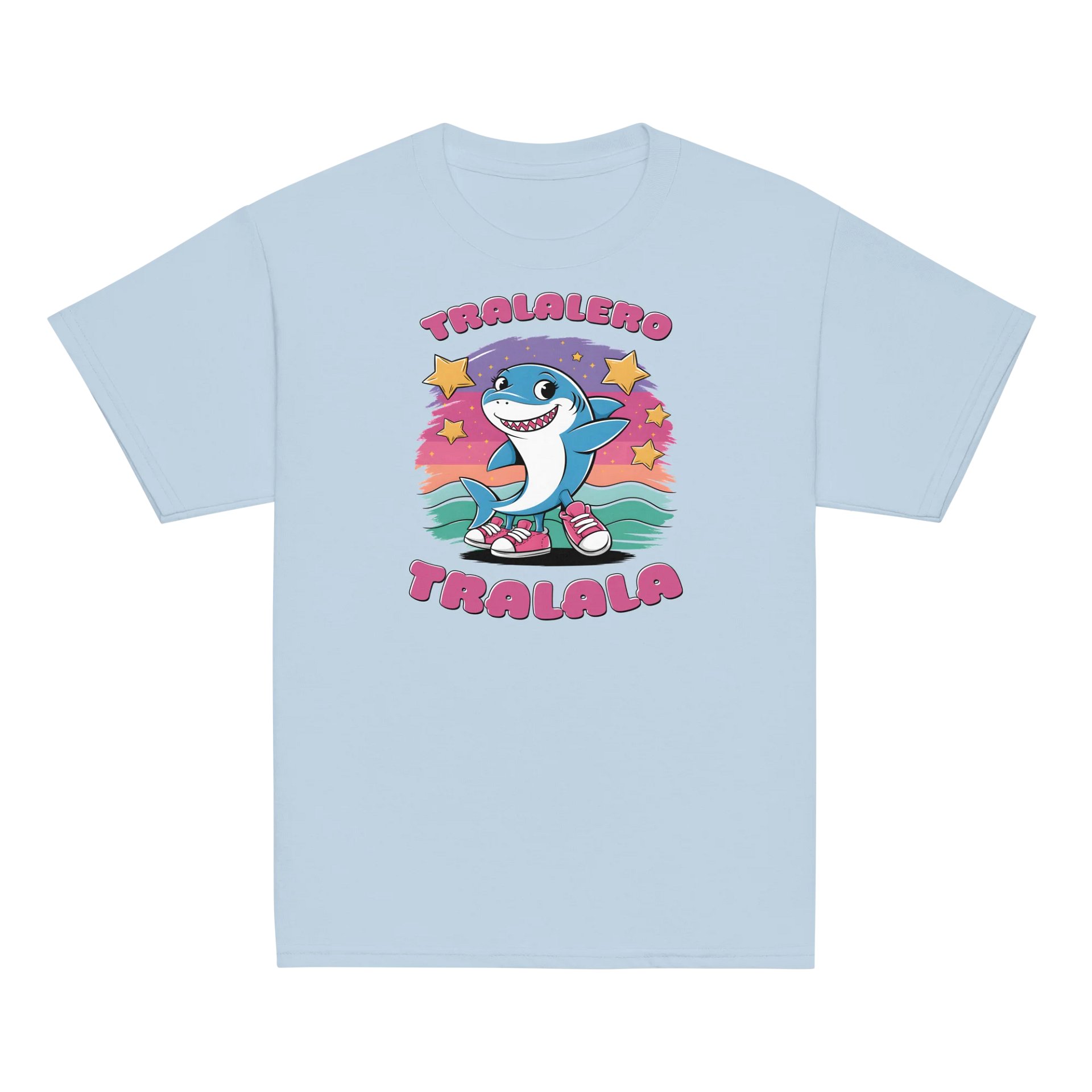Tralalero Tralala – Shark in Shoes Cartoon Youth Tee product image (2)