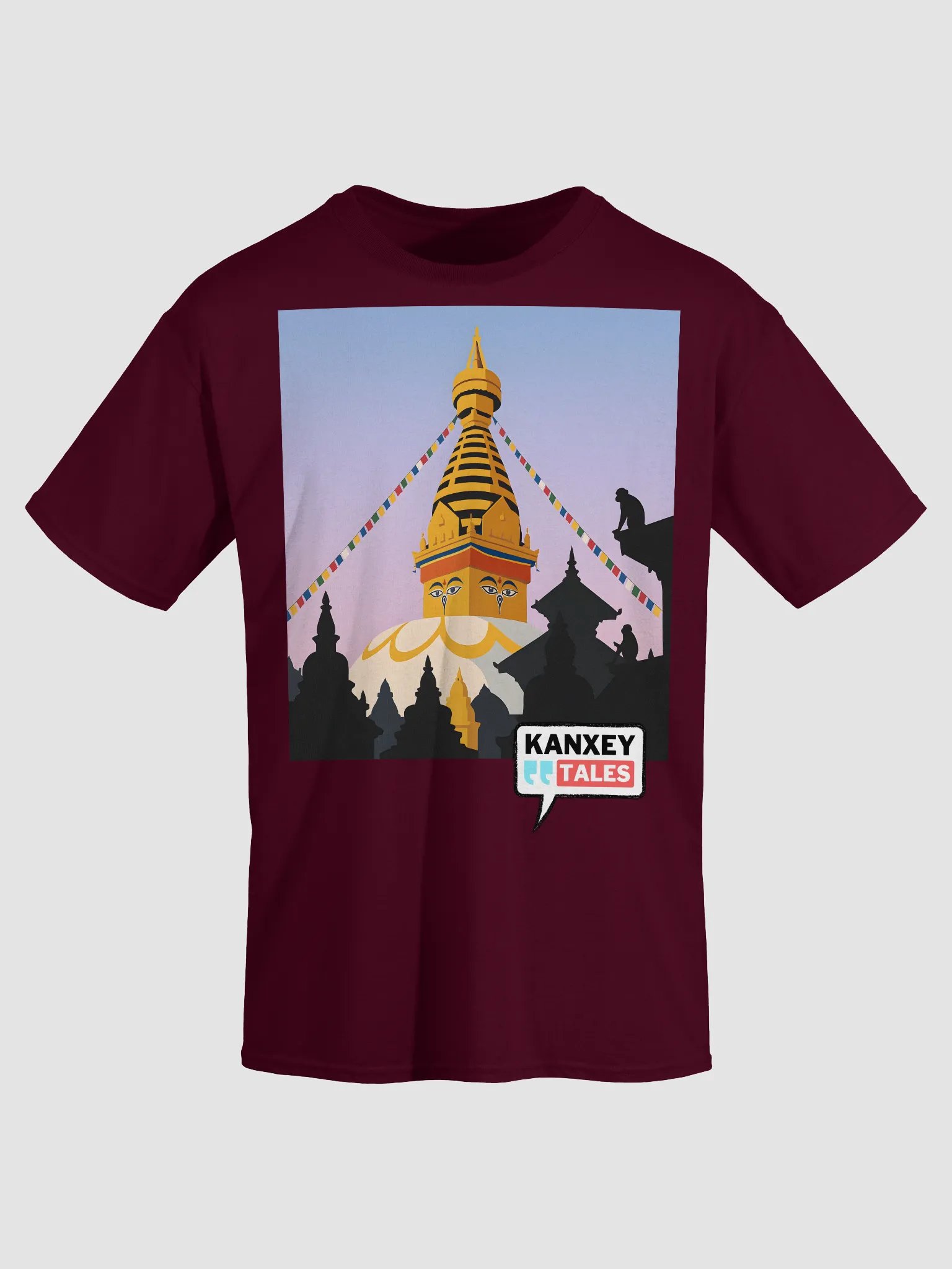 Swayambhu Illustration T-Shirt product image (30)