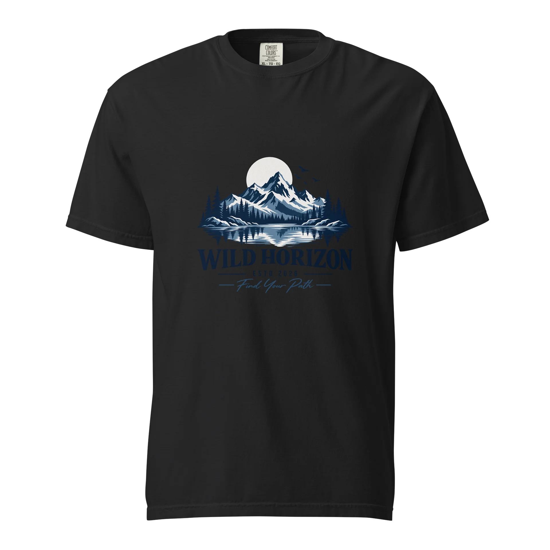 Wild Horizon Mountain Emblem Tee product image (1)