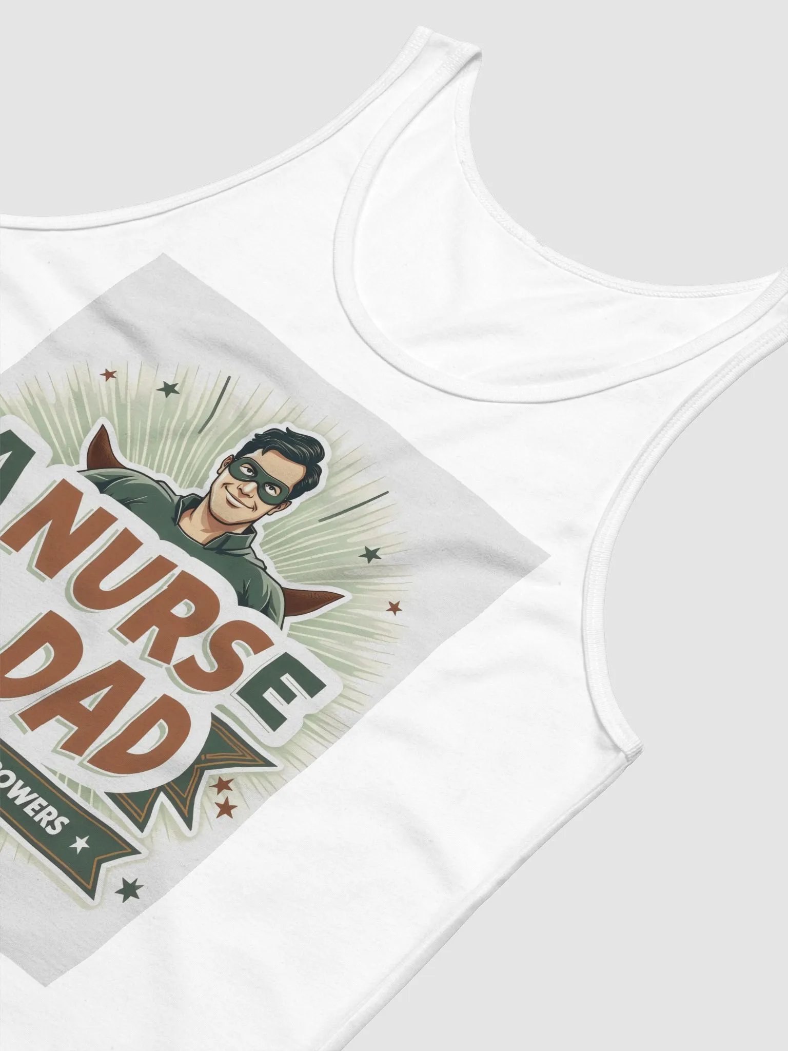 Superhero Nurse & Dad Tank product image (18)