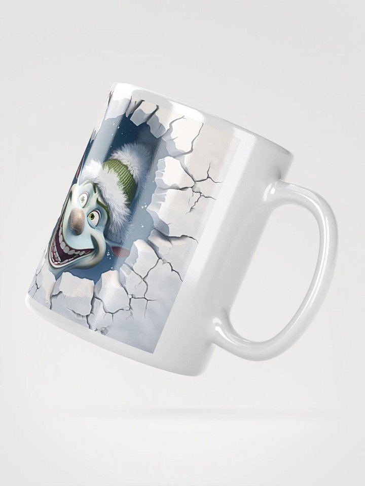 Mischievous Grinch 3D Christmas Mug - Double-Sided Peek-a-Boo Design product image (2)