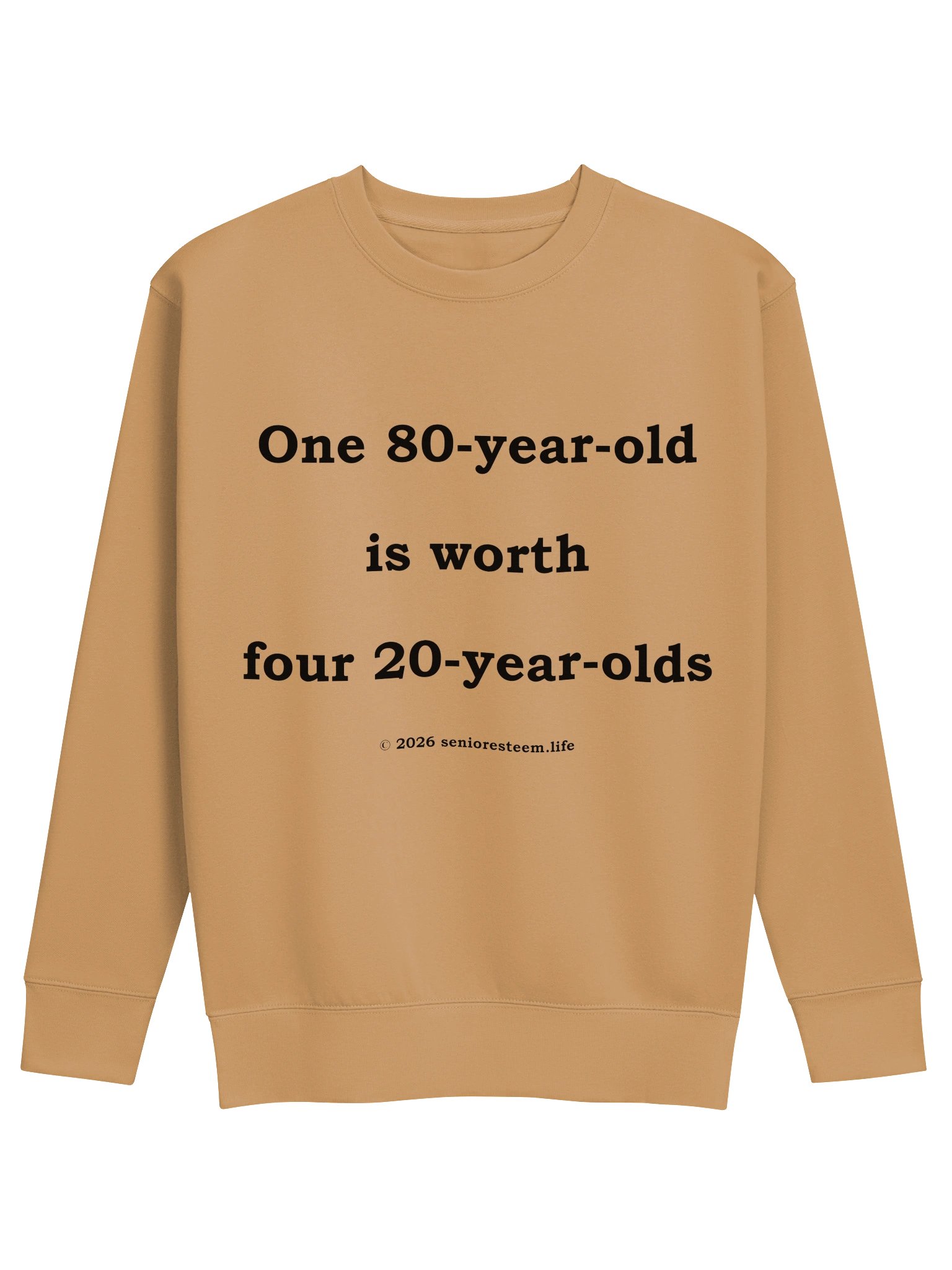 One 80 Year Old Worth Four Light Sweatshirt product image (8)