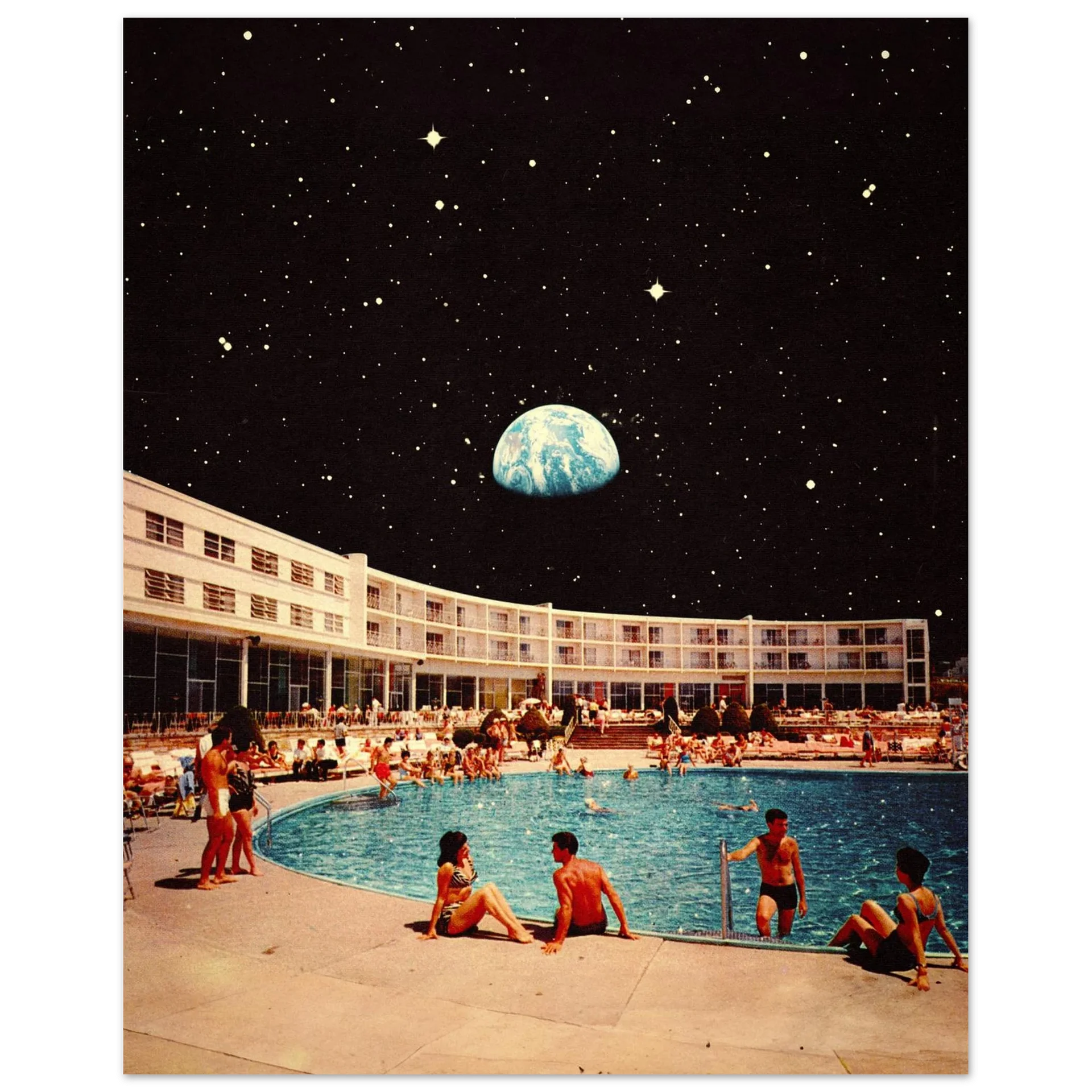 Lunar Pool Wall Art