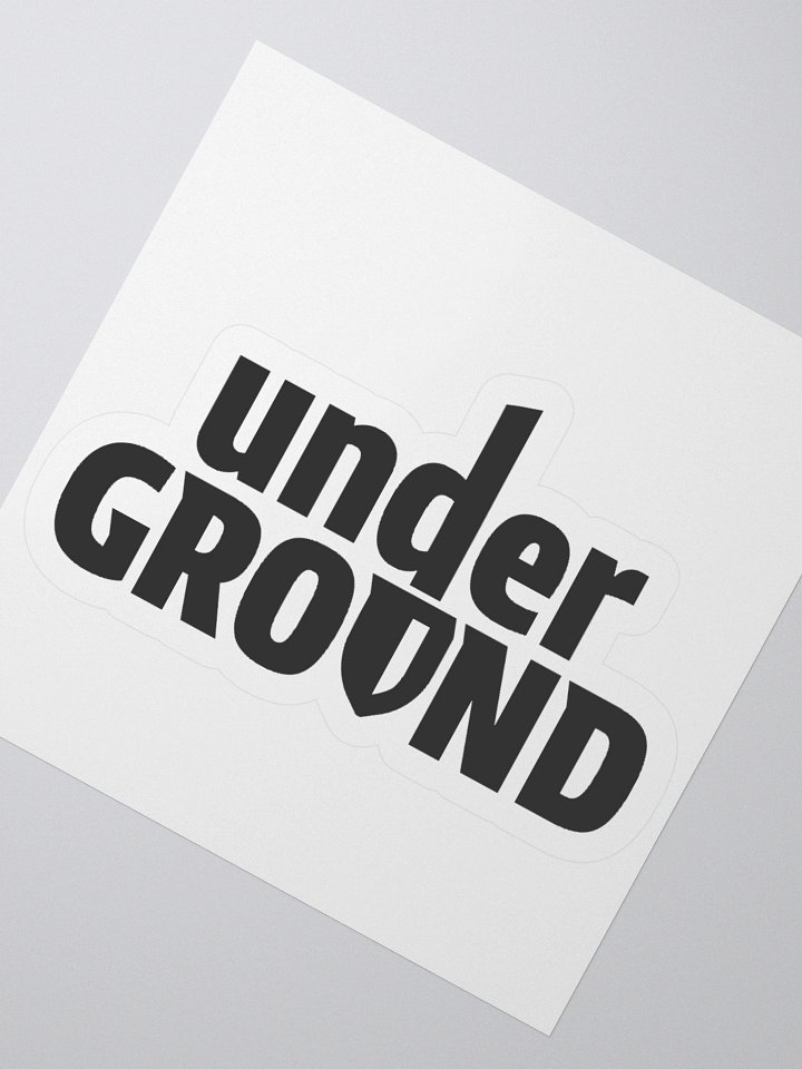 UnderGround Logo Sticker product image (4)