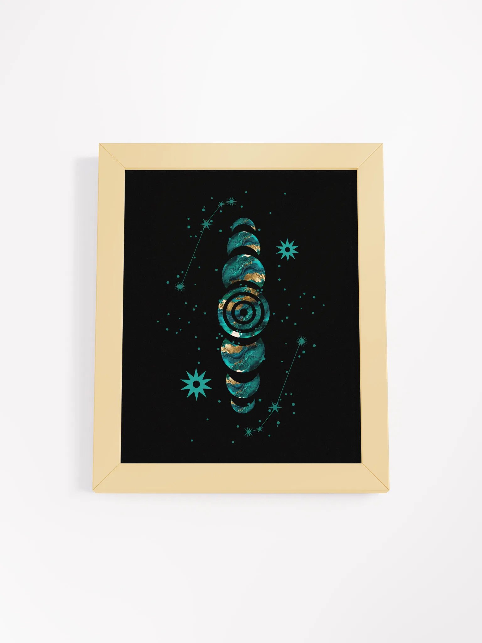 Emerald Lunar Phase Nox Poster product image (3)