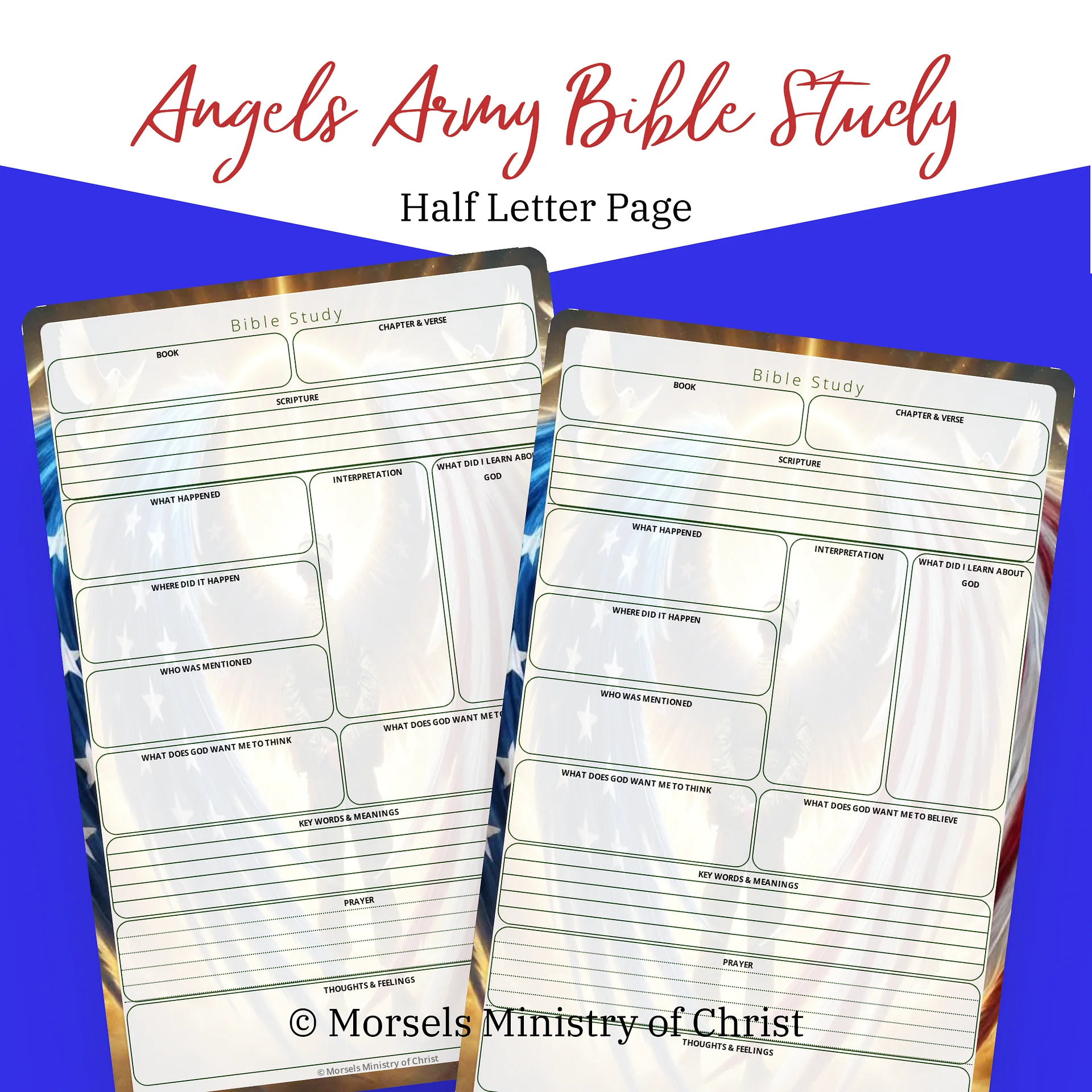 Angels Army Study Sheet [020900] product image (1)