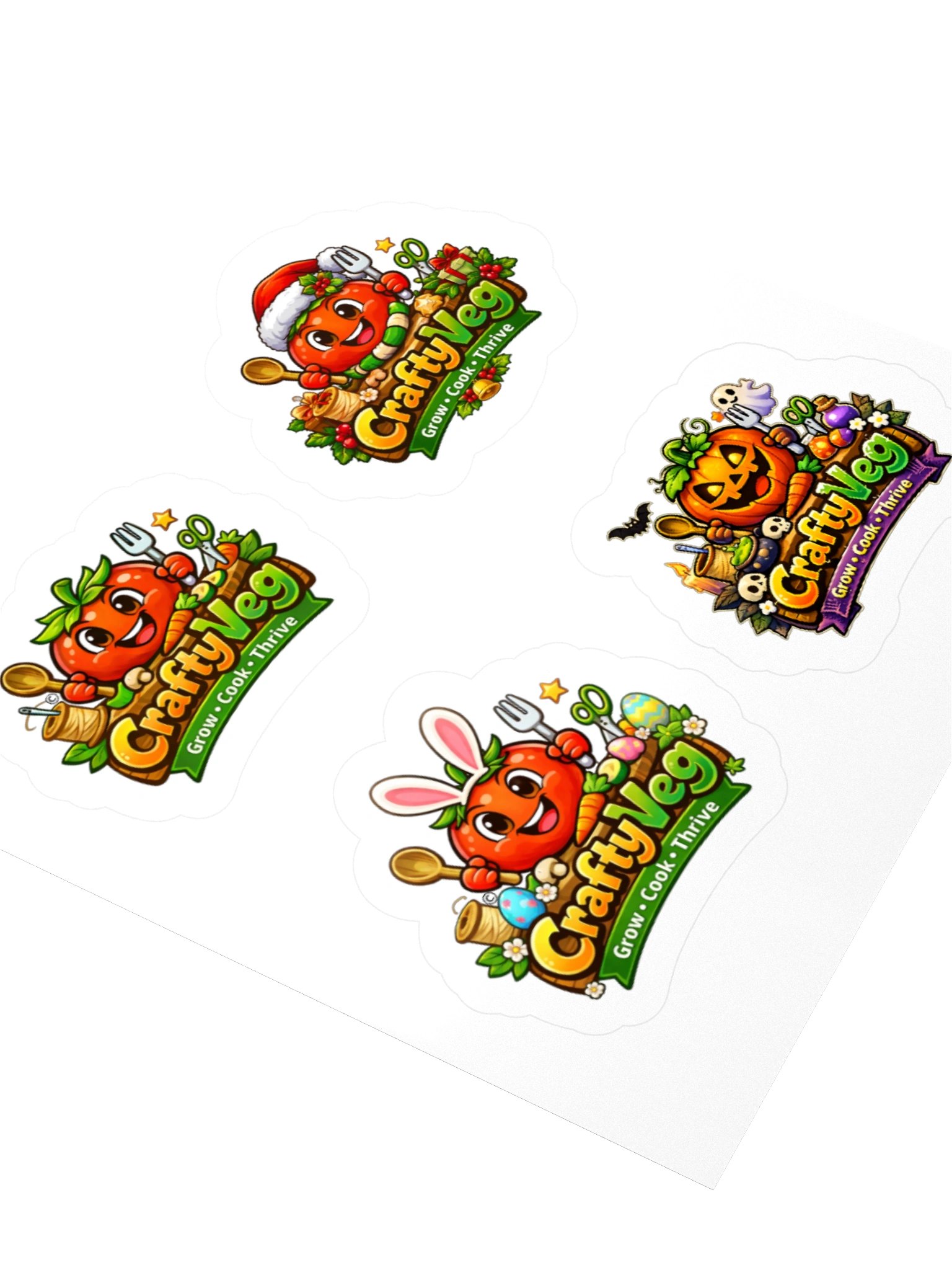 CraftyVeg Seasonal Stickers product image (5)