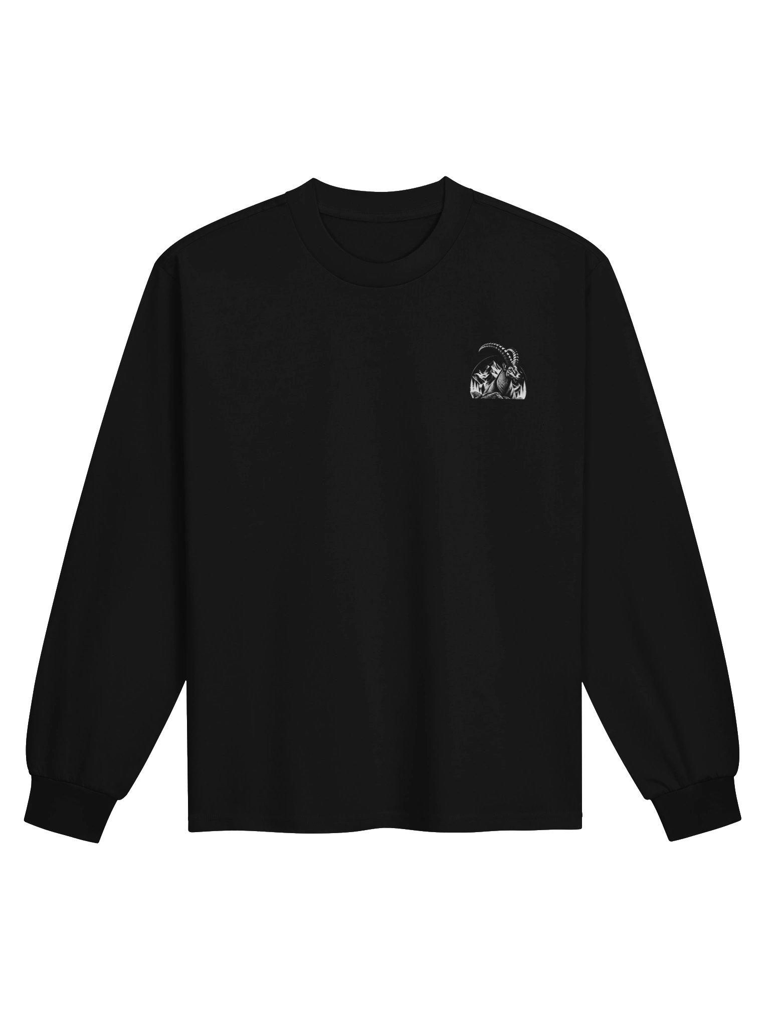 Wildborn Alpéra Unisex Tshirt Long Sleeve - Black product image (1)