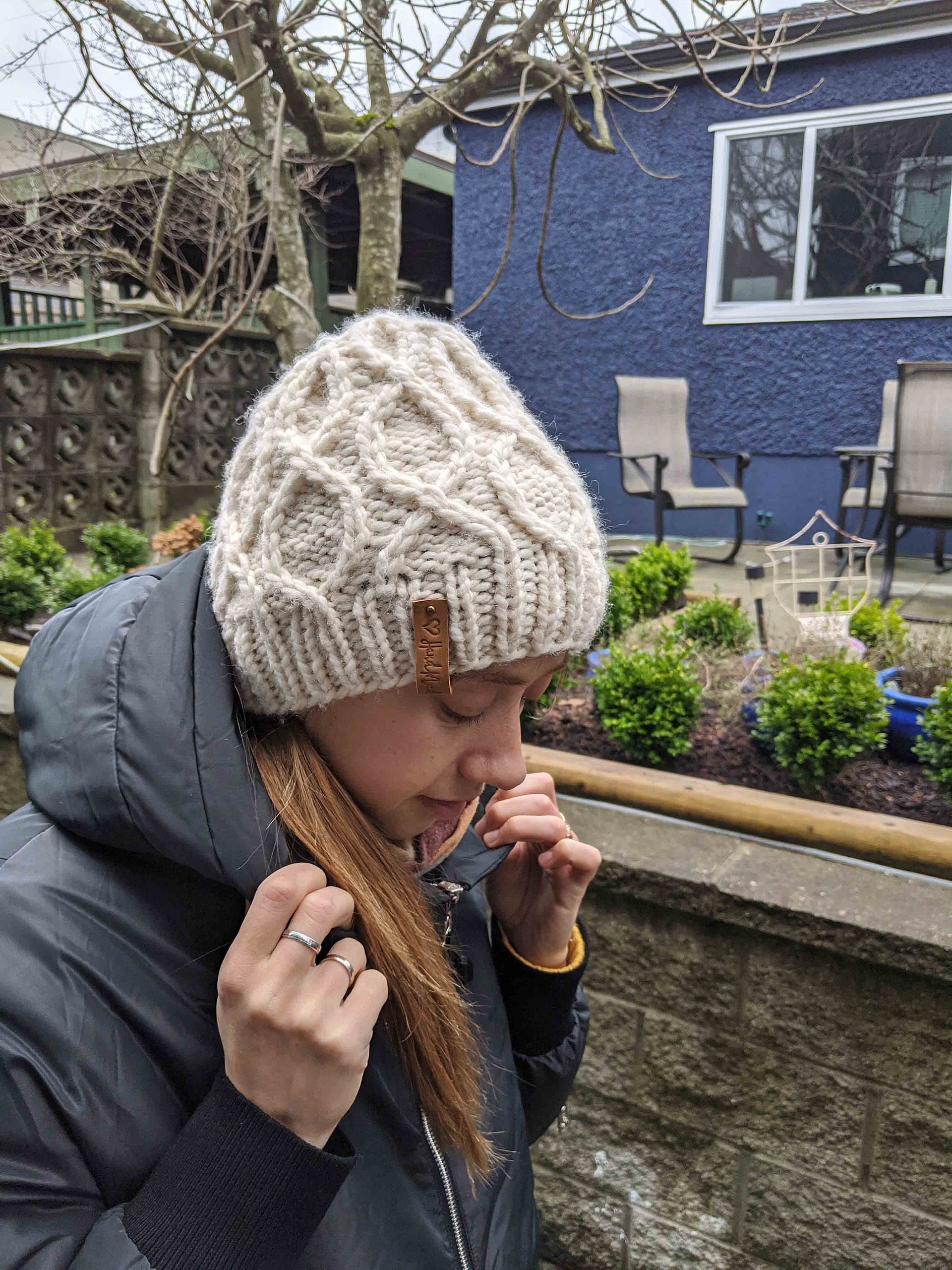 DNA Cable Knit Hat Pattern product image (5)