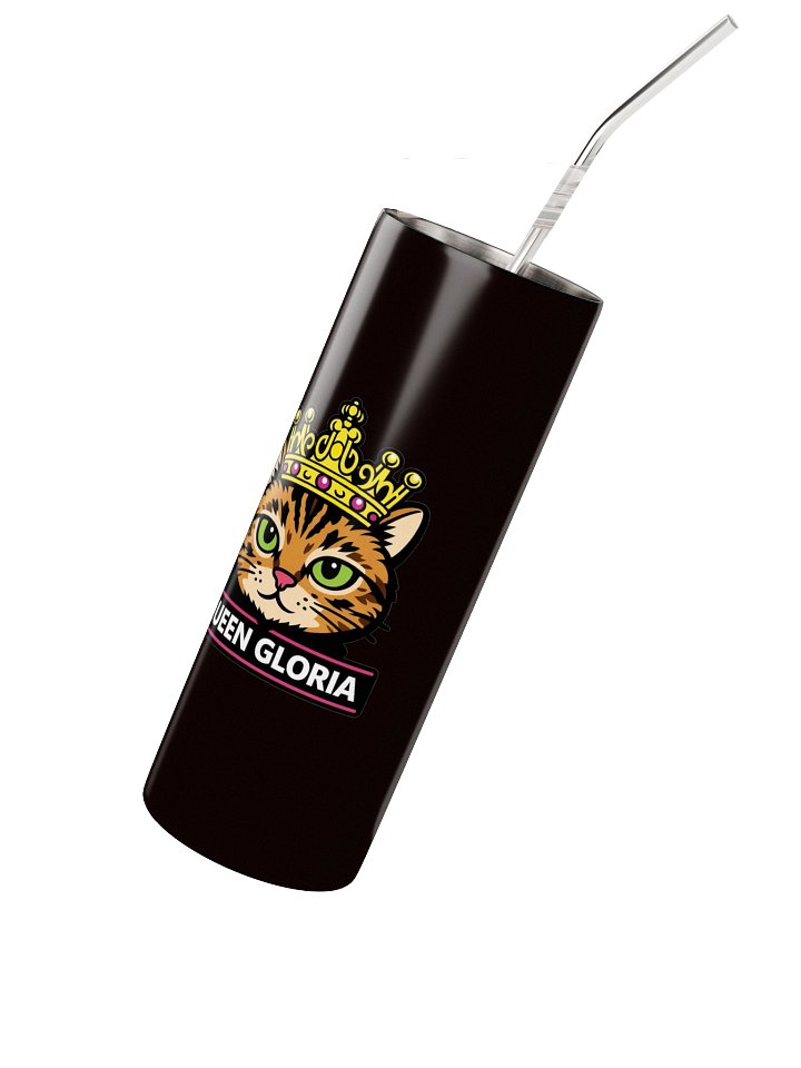 Coffee & Cults Queen Gloria Reusable Tumbler W/ Straw - Stainless Steel product image (2)